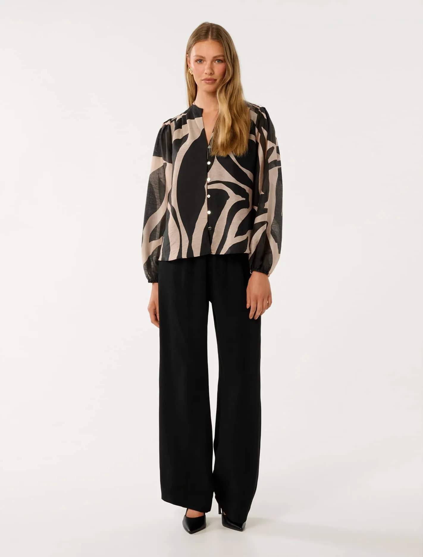 Adaline Printed Blouse