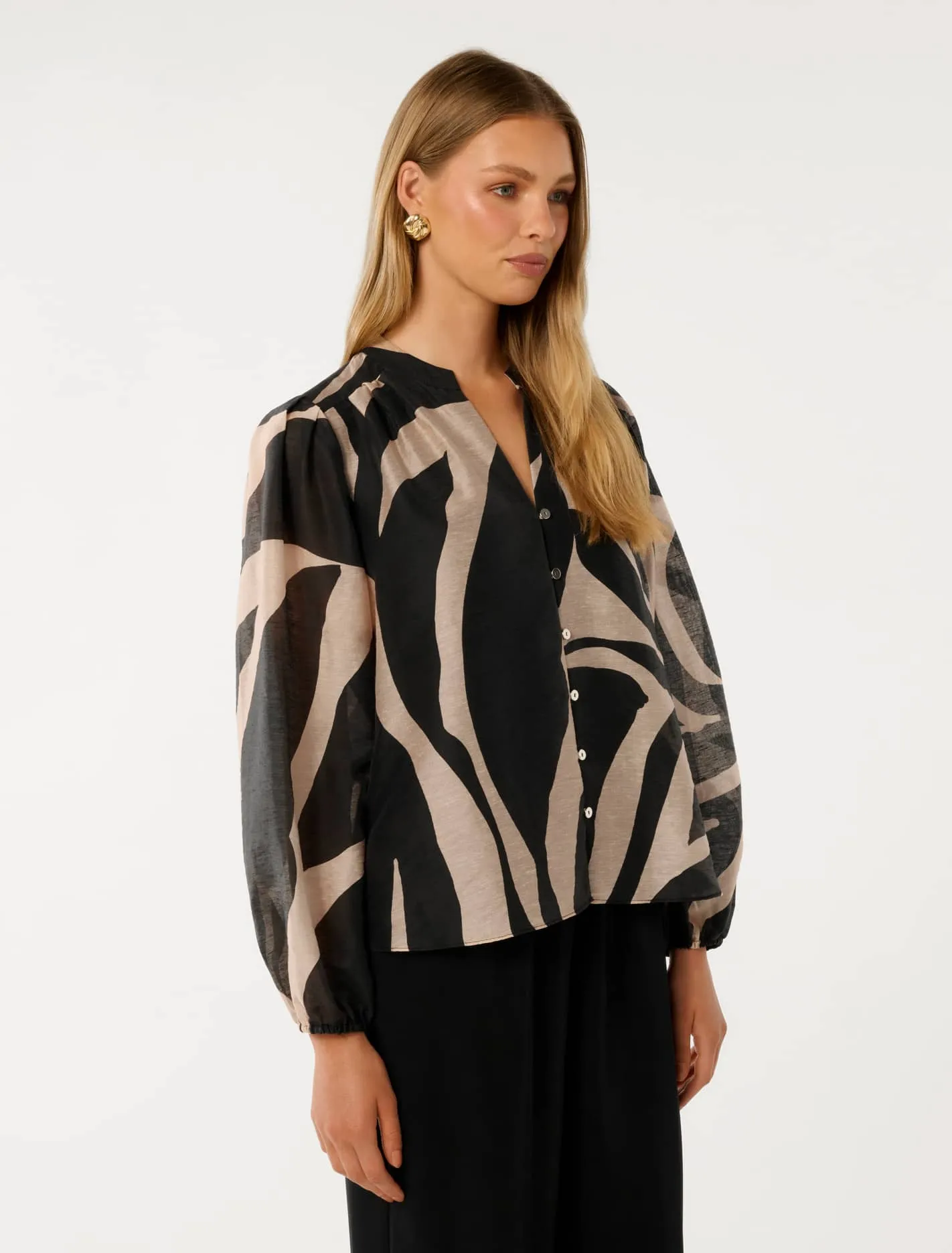 Adaline Printed Blouse