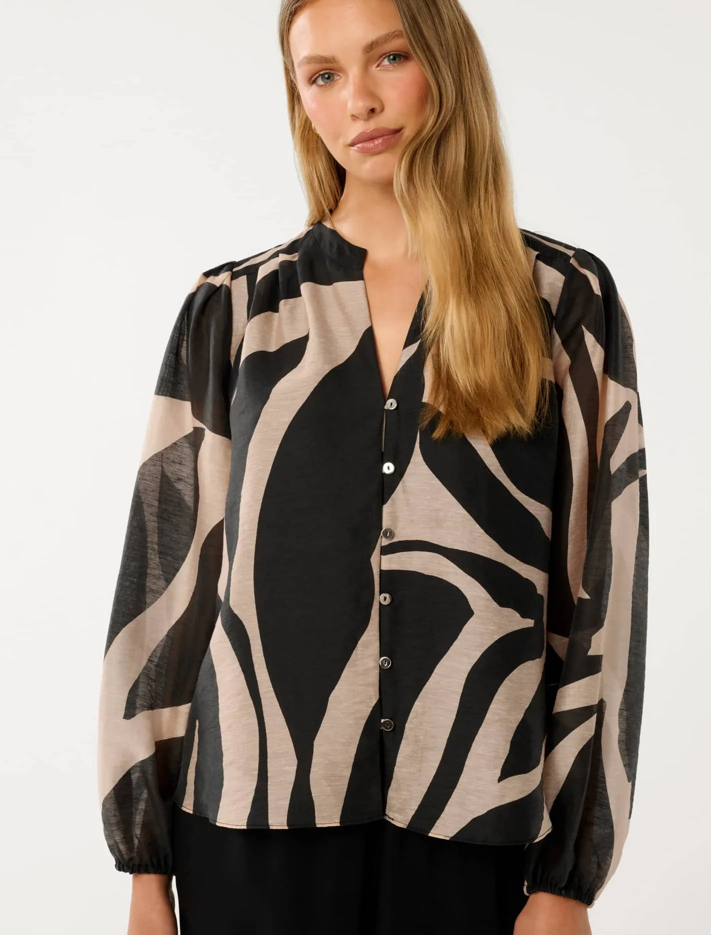 Adaline Printed Blouse