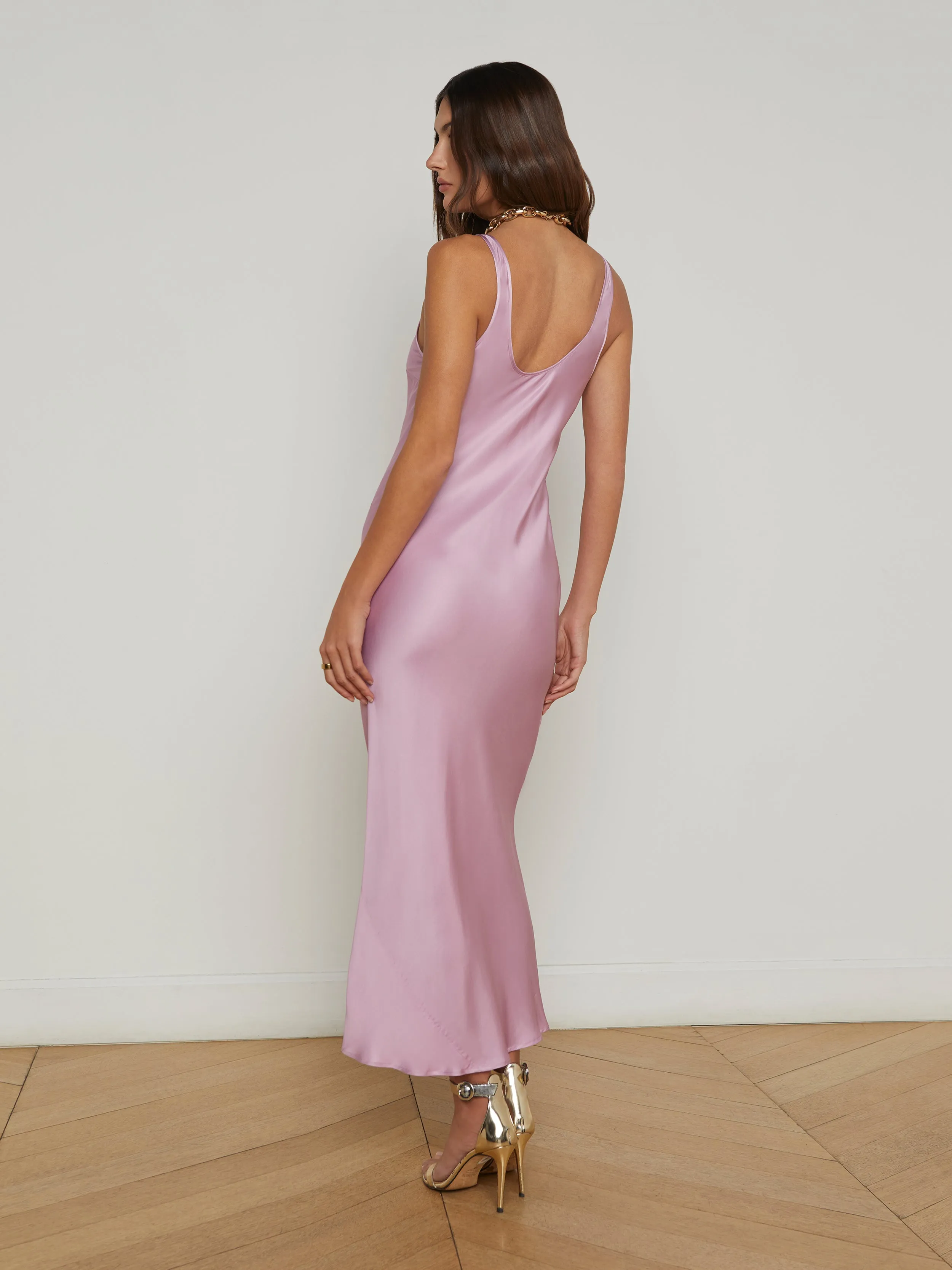 Akiya Satin Maxi Dress