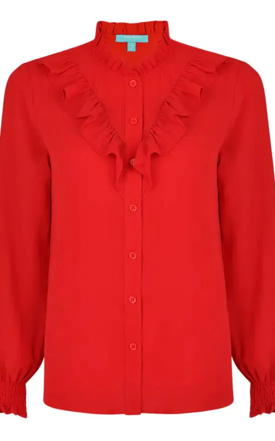 Amaya Blouse Red