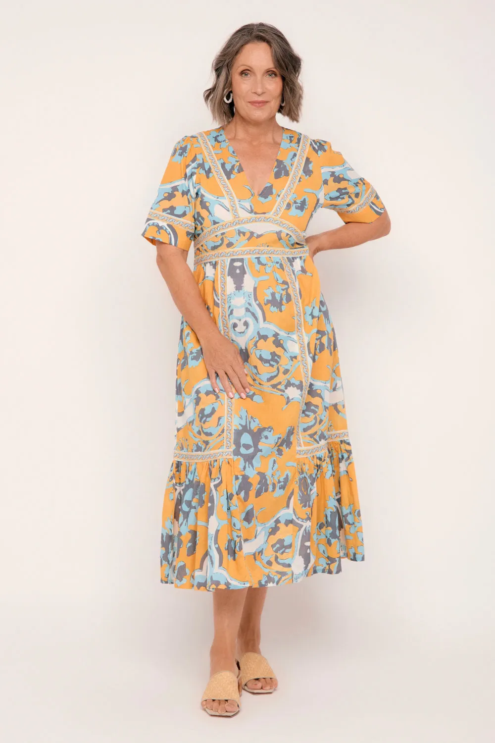 Aurora Maxi Dress in Sardinia