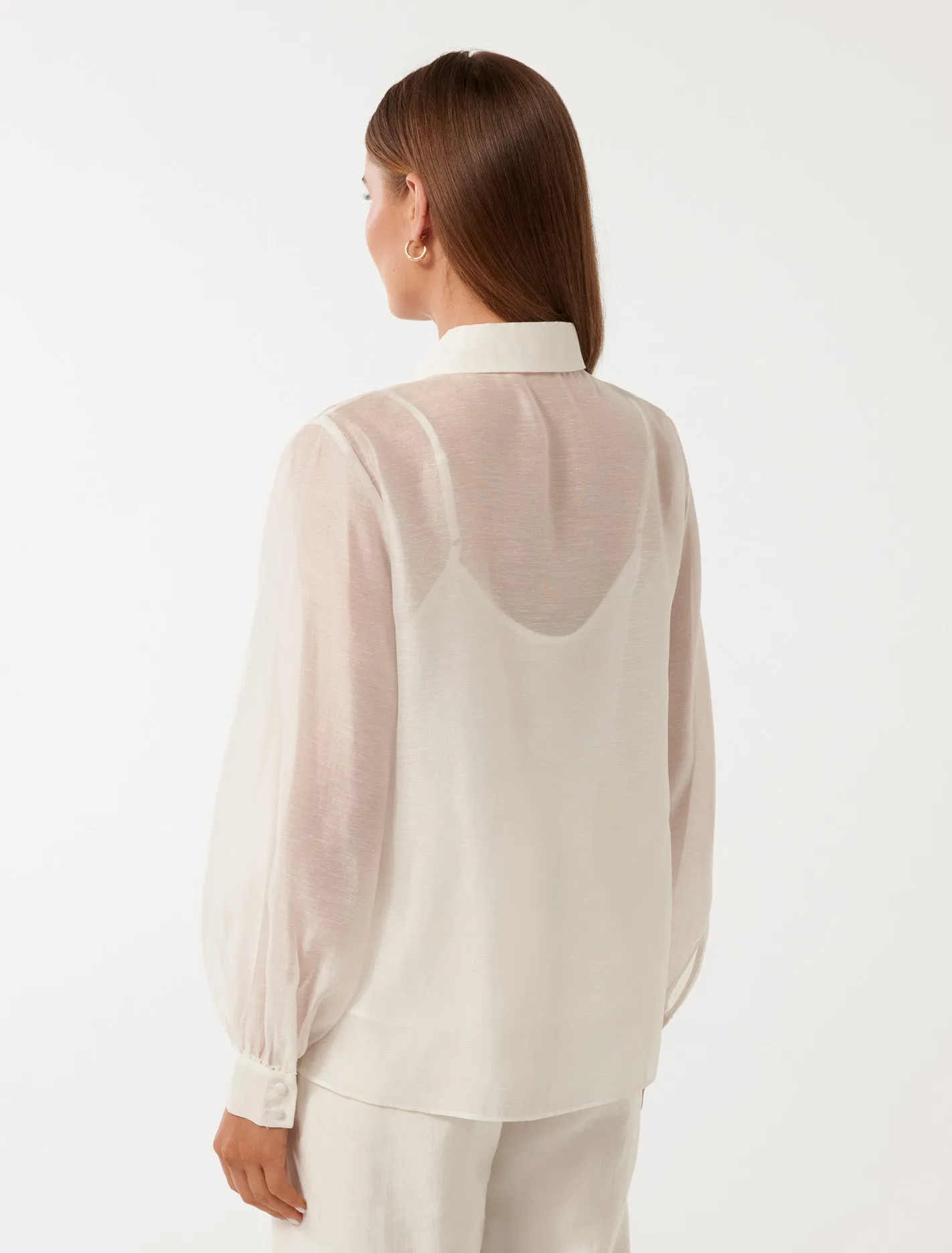 Azura Embroidered Shirt With Tucks