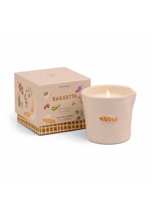 Bistro Baguette Ceramic Candle - Rosemary Thyme - 8oz.