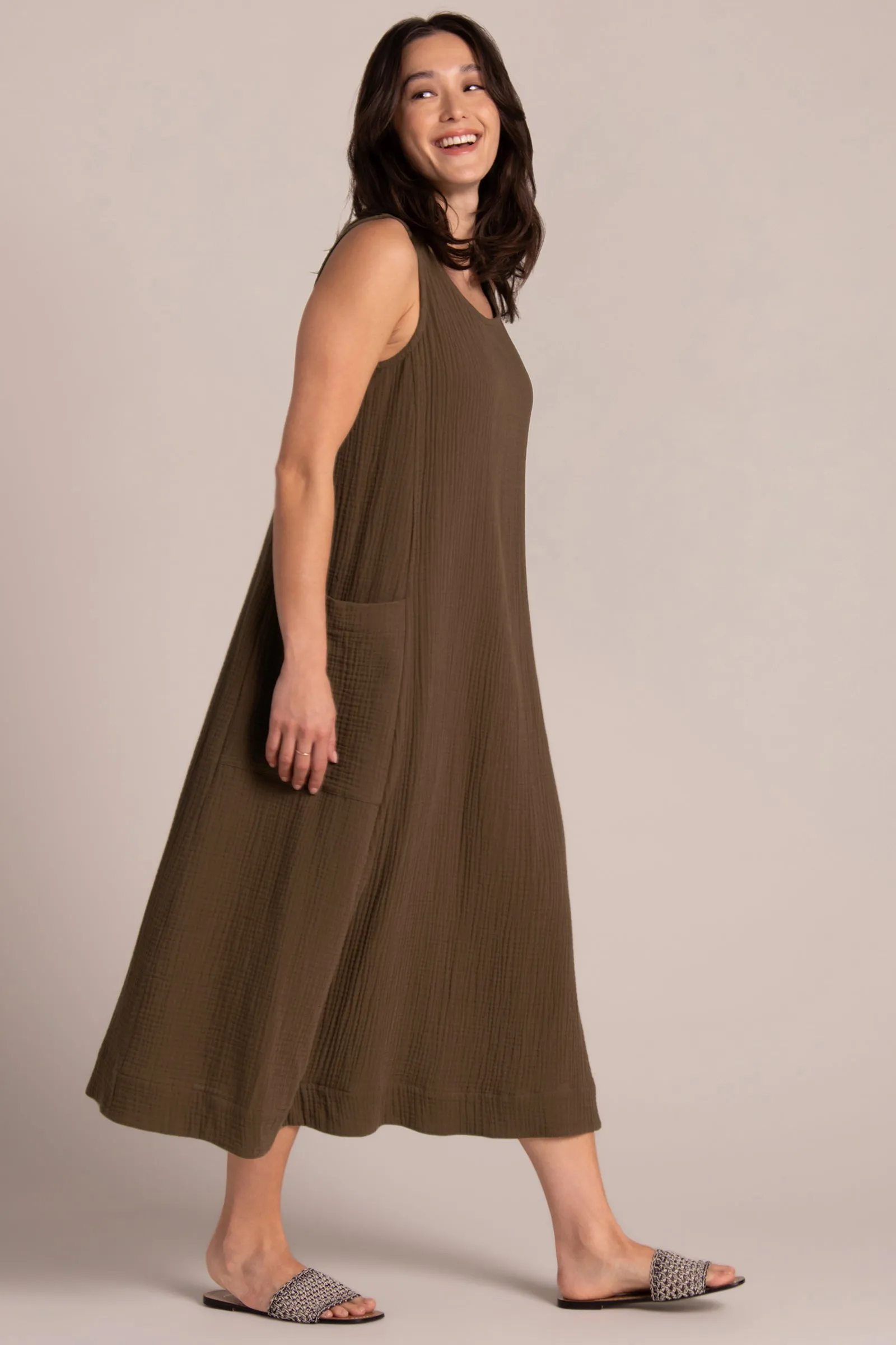 Breeze EZ Flare Dress | Sepia