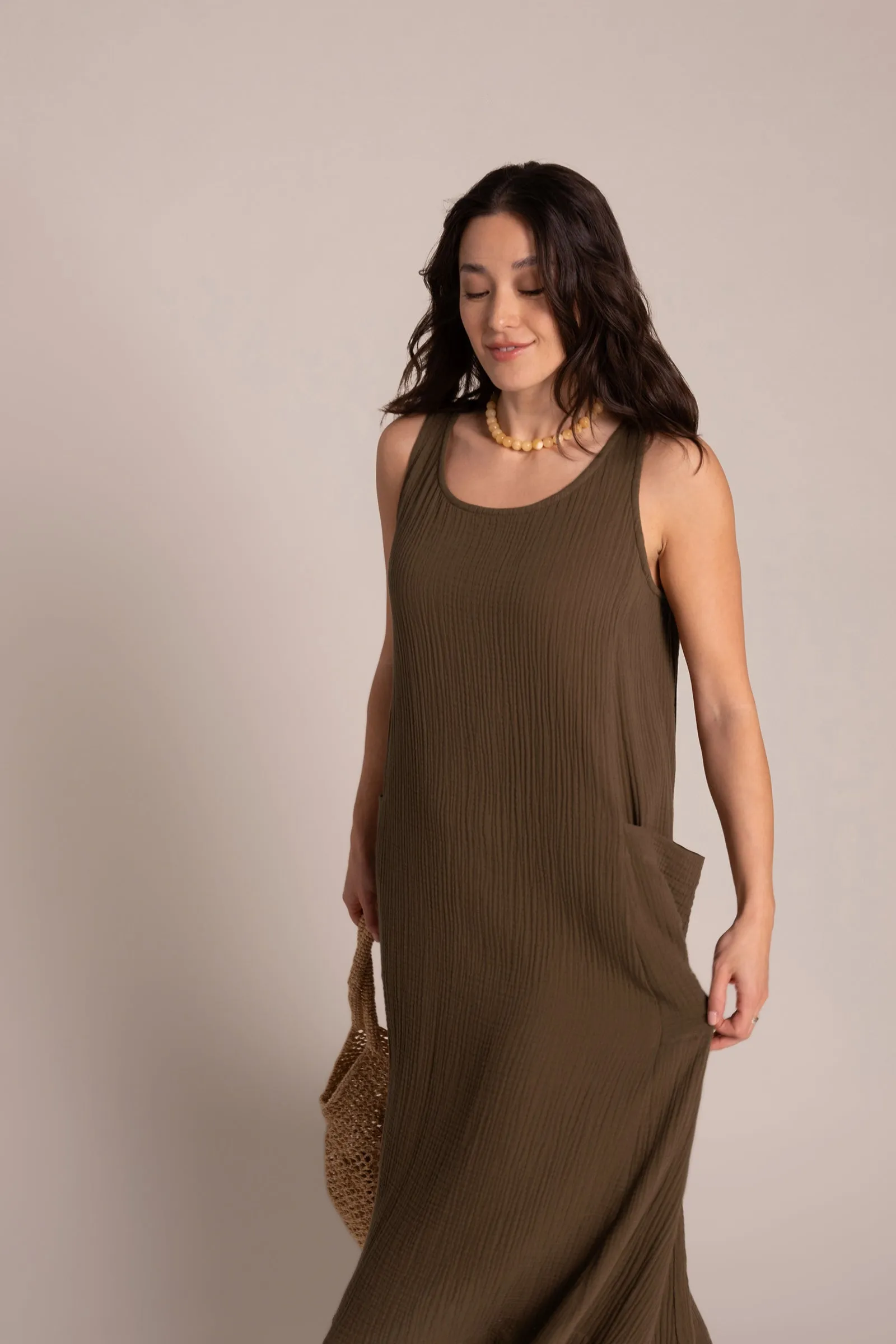 Breeze EZ Flare Dress | Sepia