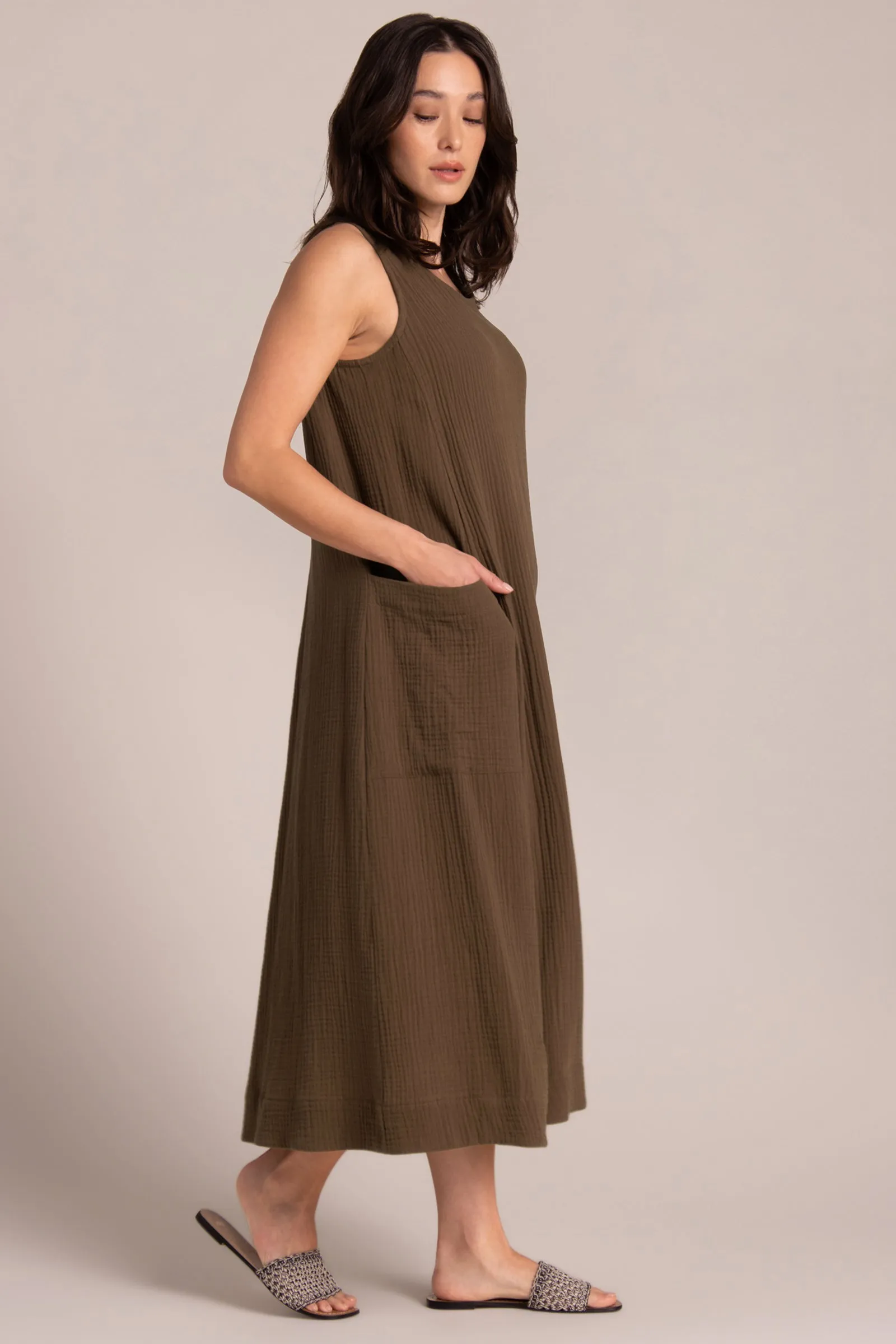 Breeze EZ Flare Dress | Sepia