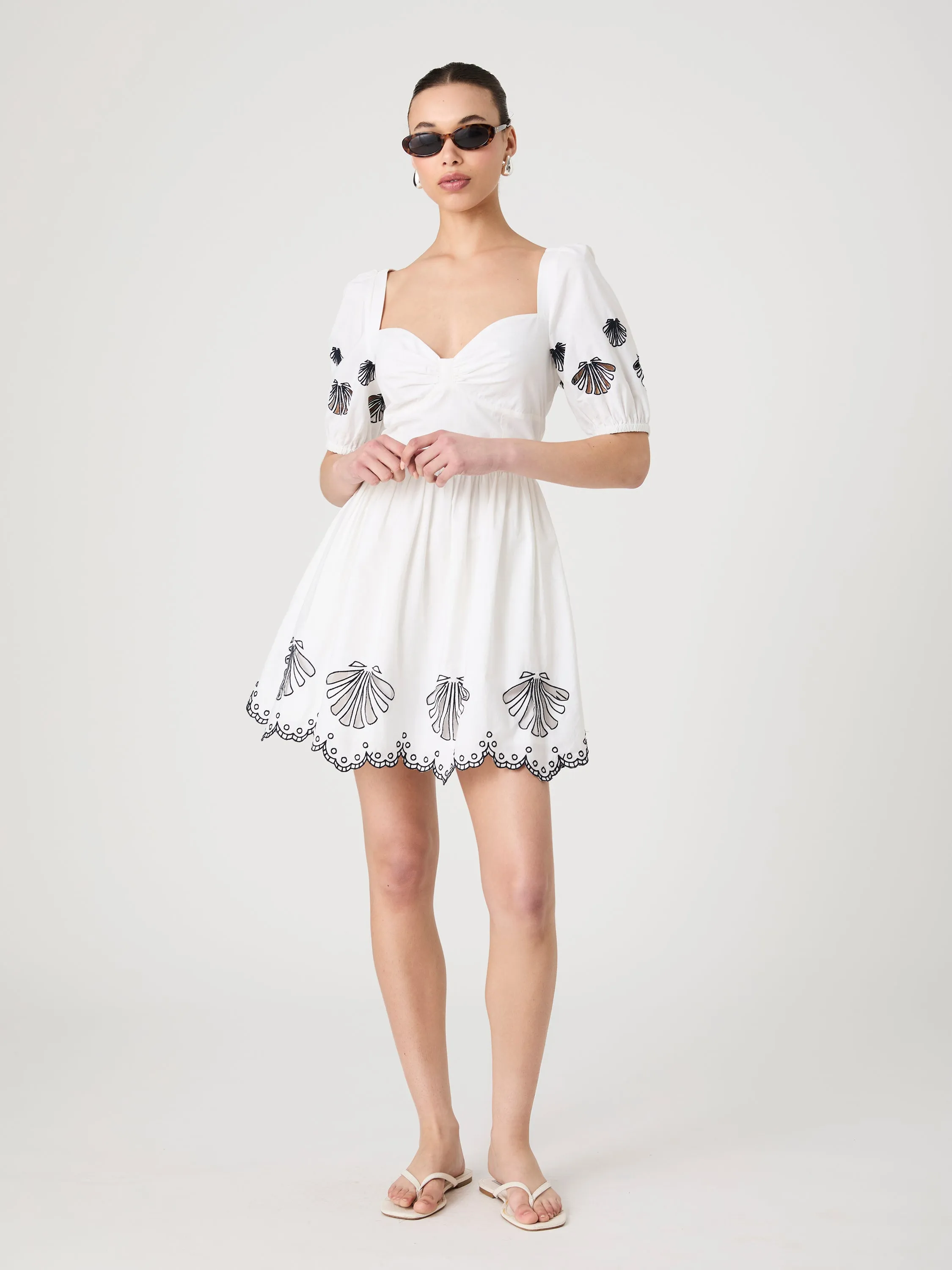 Cambria Cotton Anglaise Dress