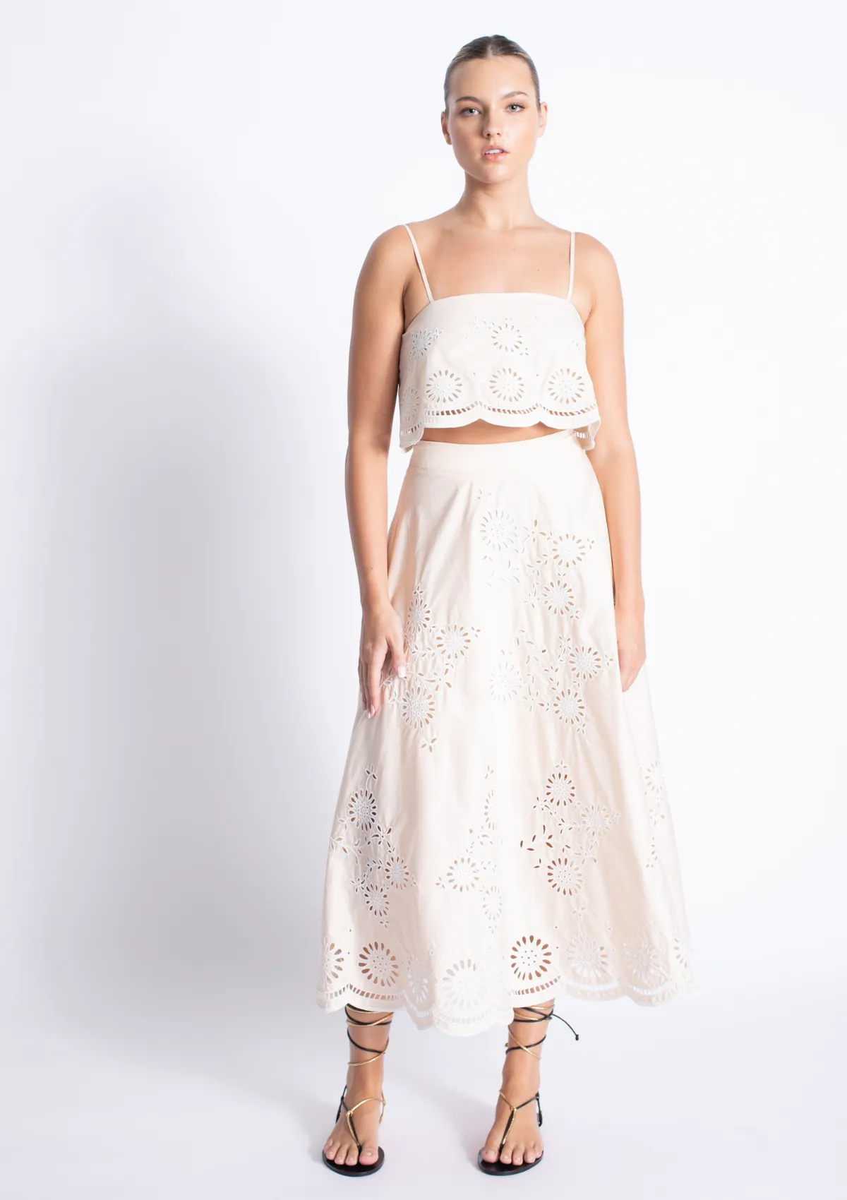 Carlotta Embroidered Skirt