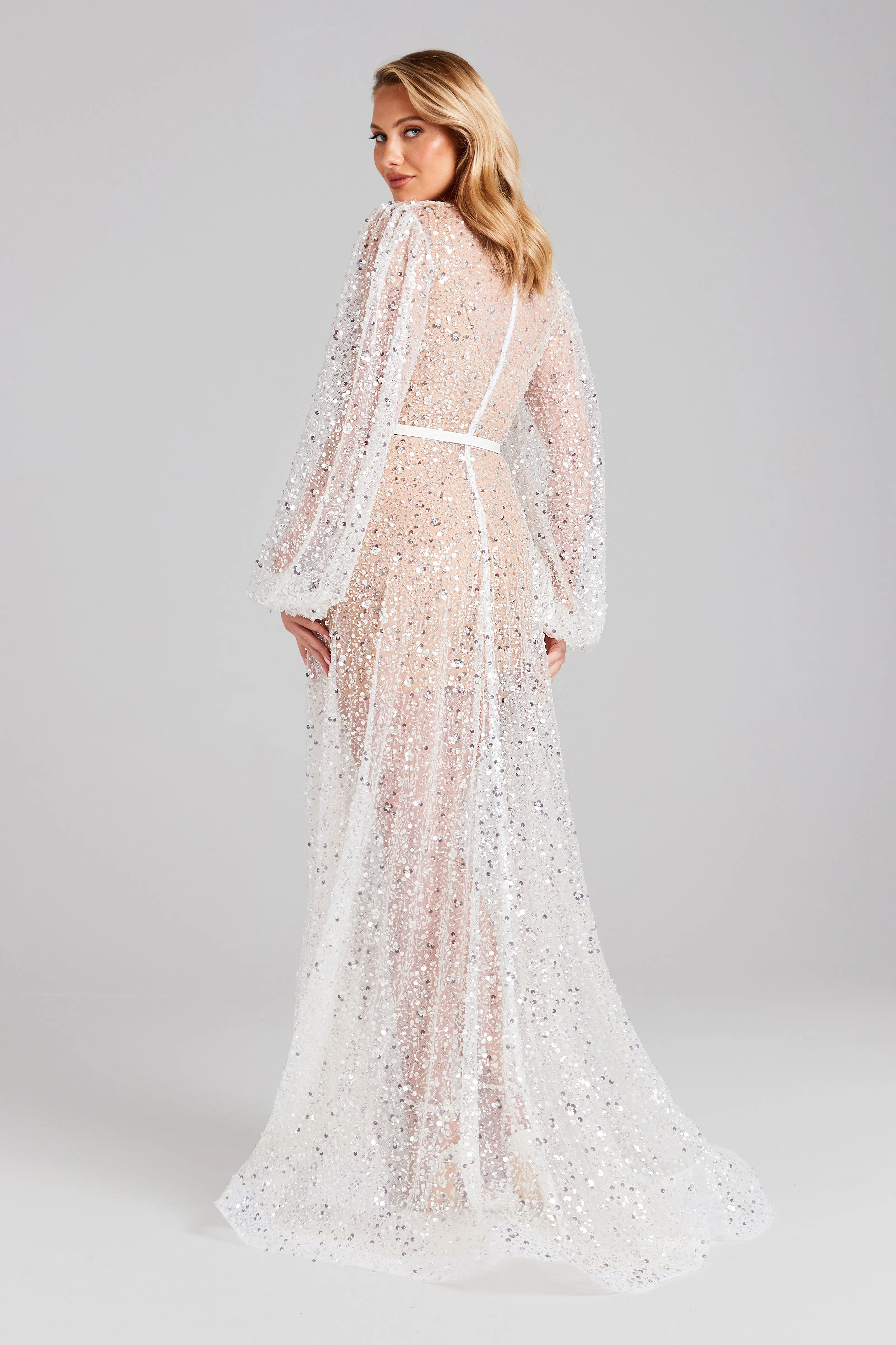 Cassandra White Maxi Dress