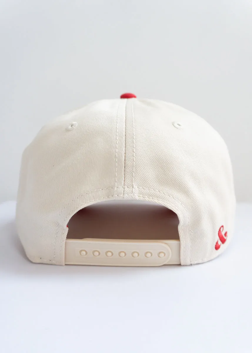 Chicago Blackhawks Puff Baseball Cap - Red