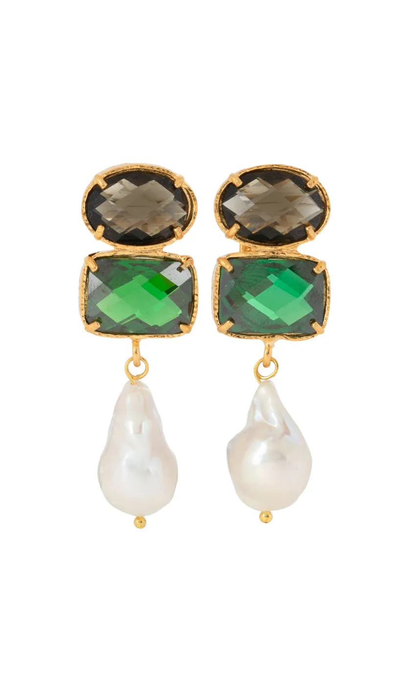 Christie Nicolaides Amaia Earrings - Green