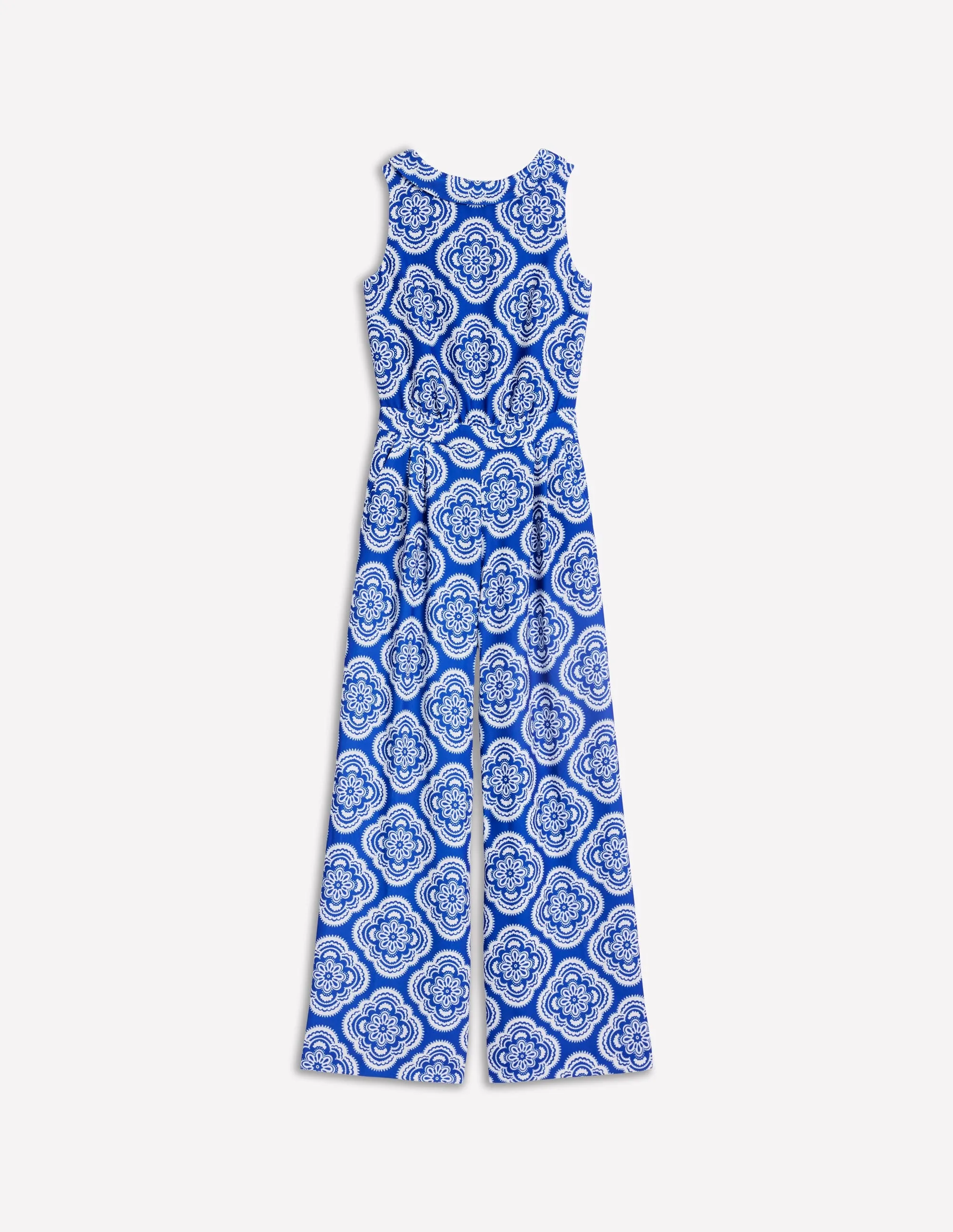Clarissa Jumpsuit-Gallery Blue. Botanic Blush