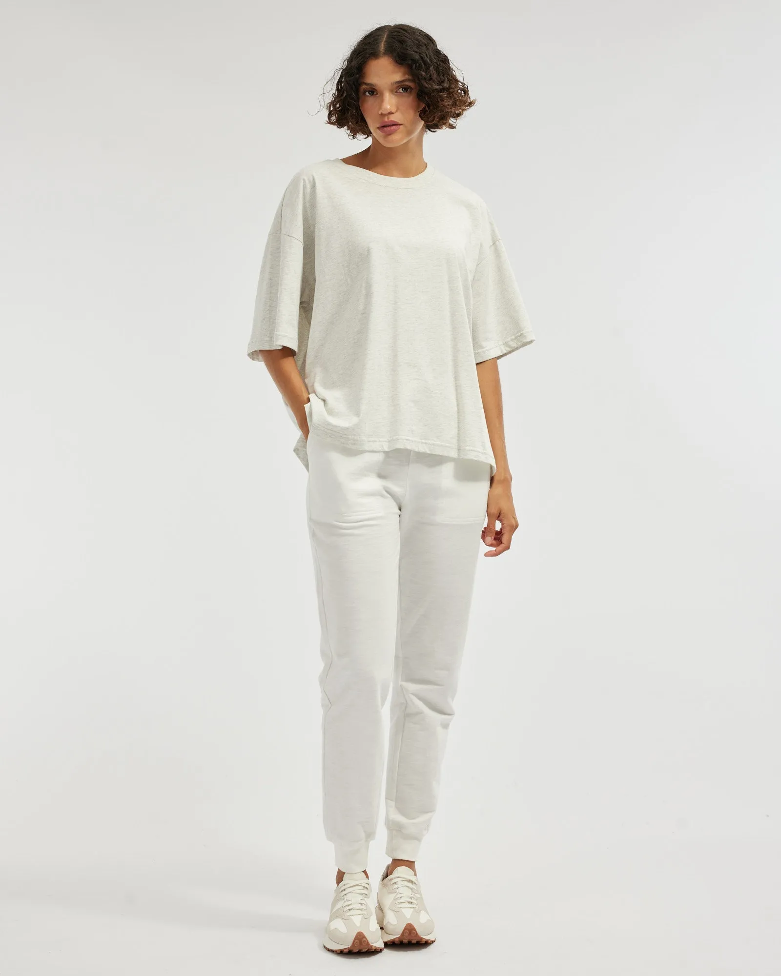 Denver Full Length Jogger - White