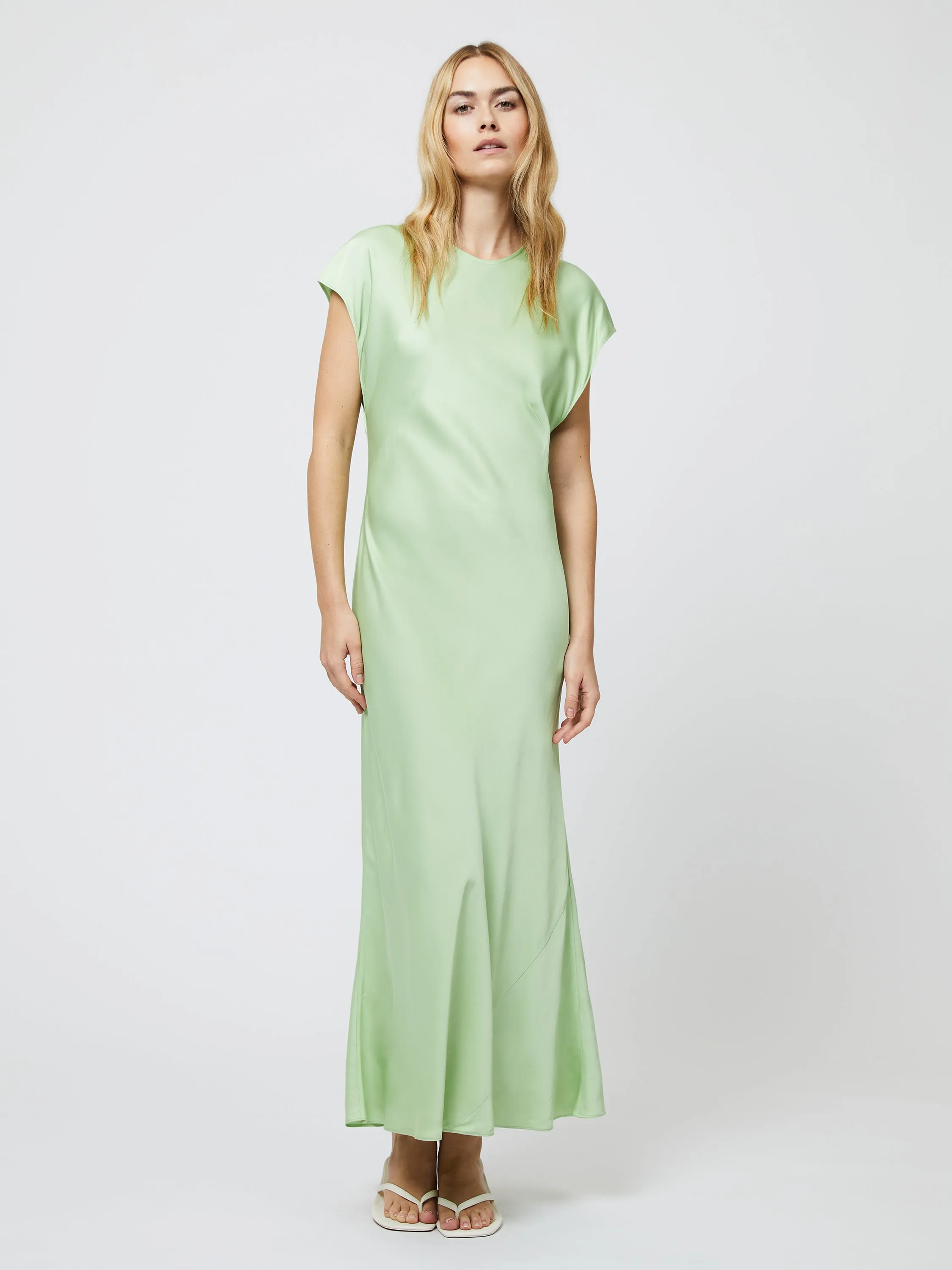 Ennis Satin Column Maxi Dress
