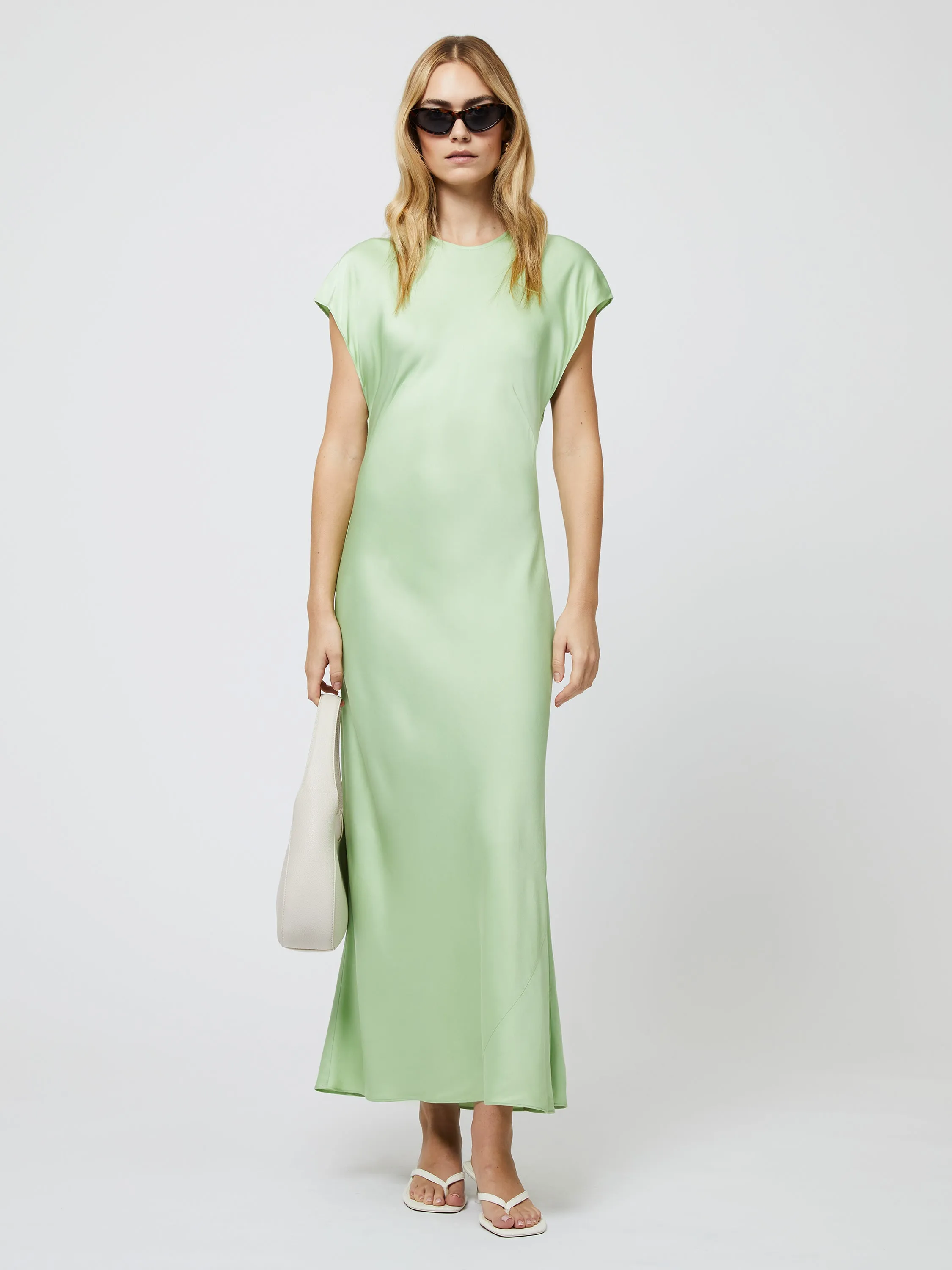 Ennis Satin Column Maxi Dress