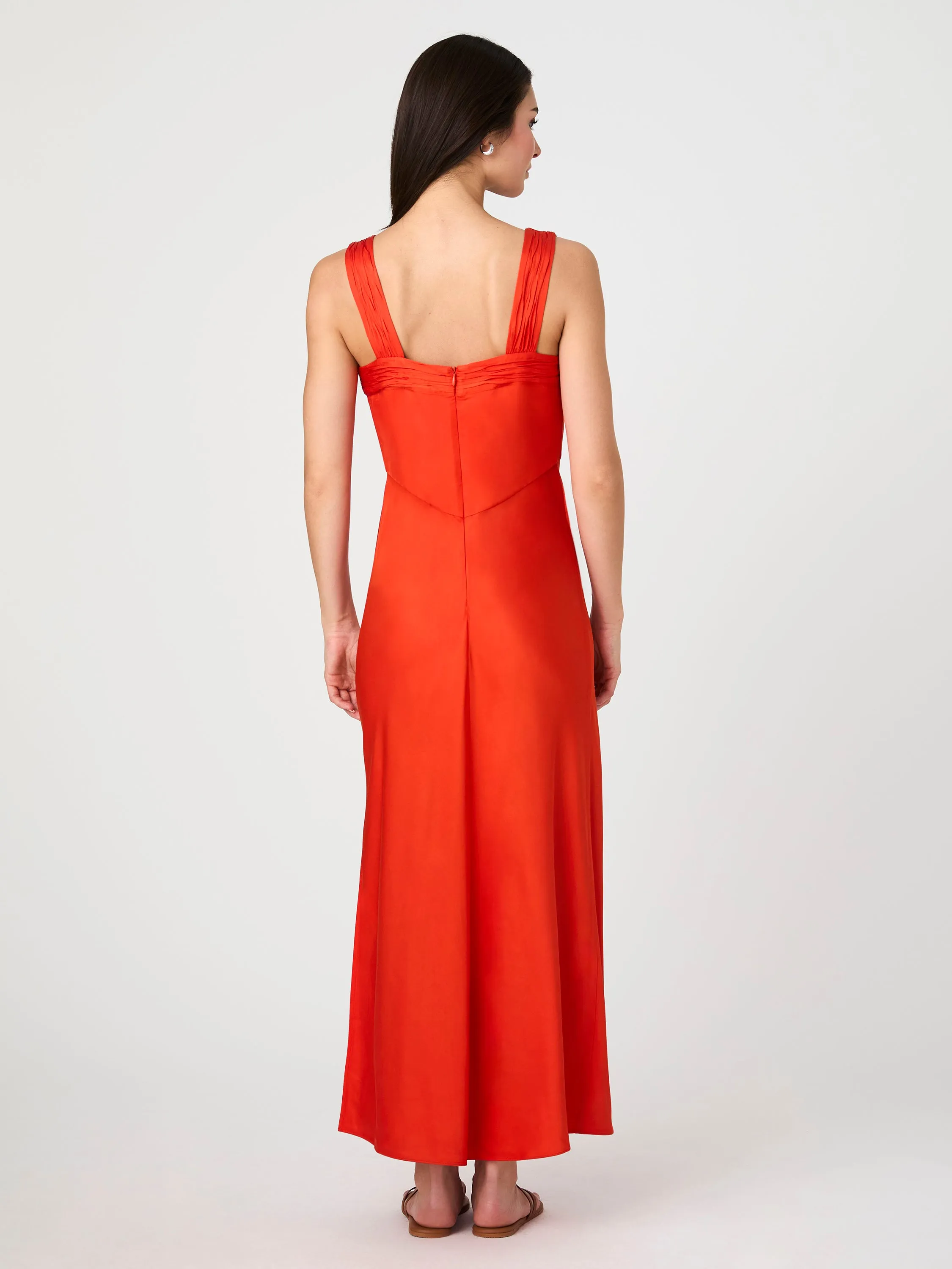Ennis Satin Midaxi Dress