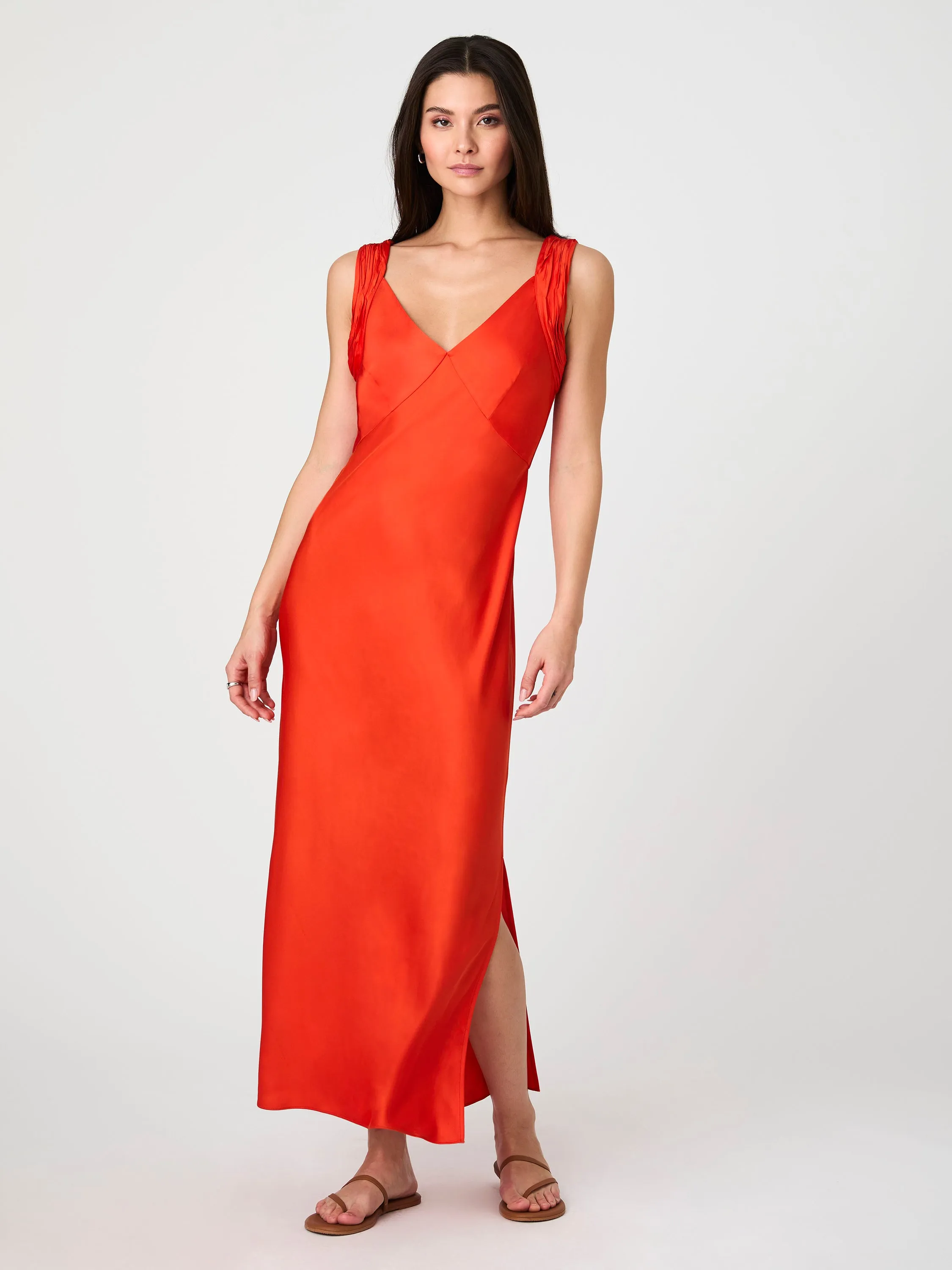 Ennis Satin Midaxi Dress