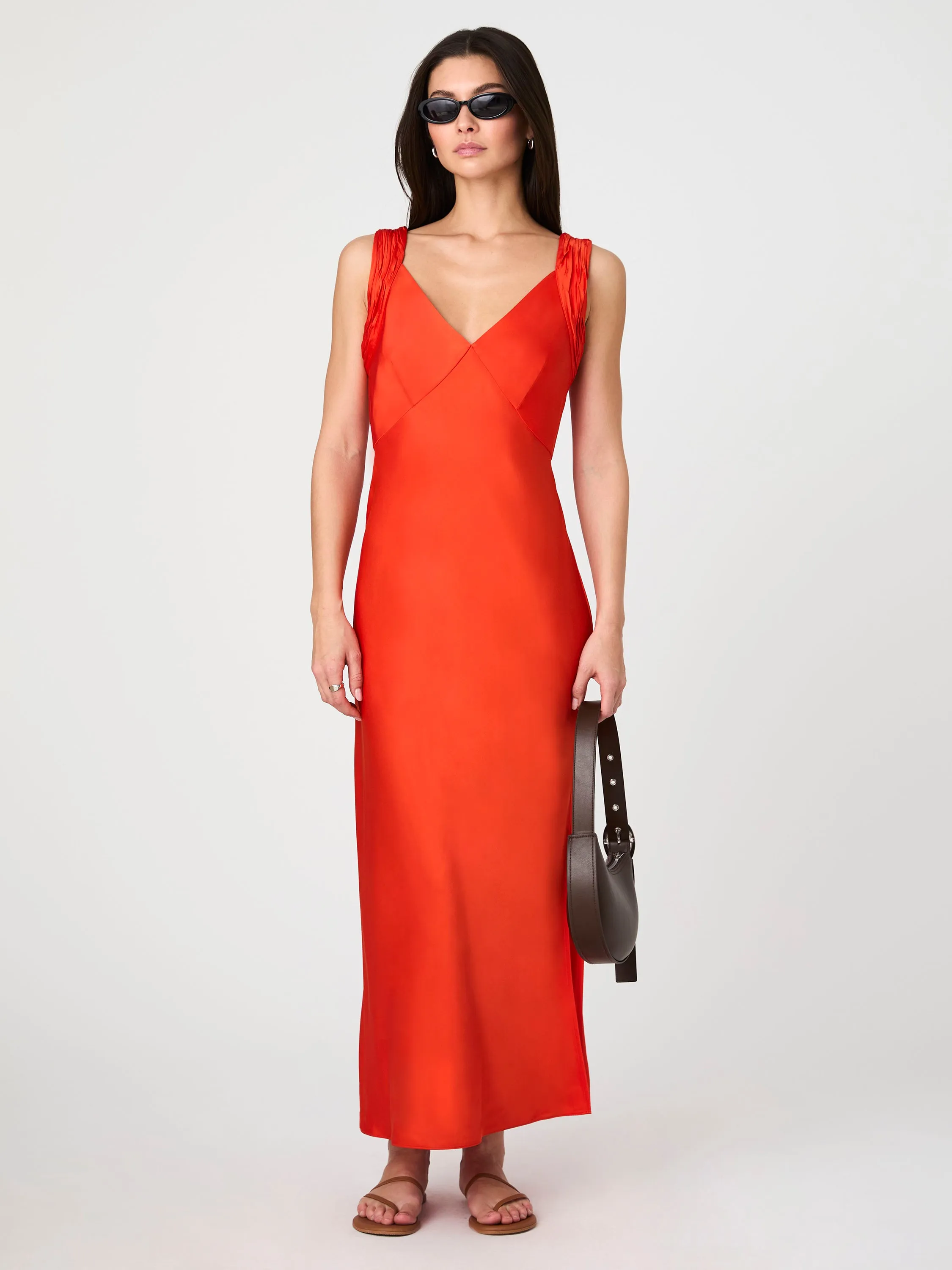 Ennis Satin Midaxi Dress