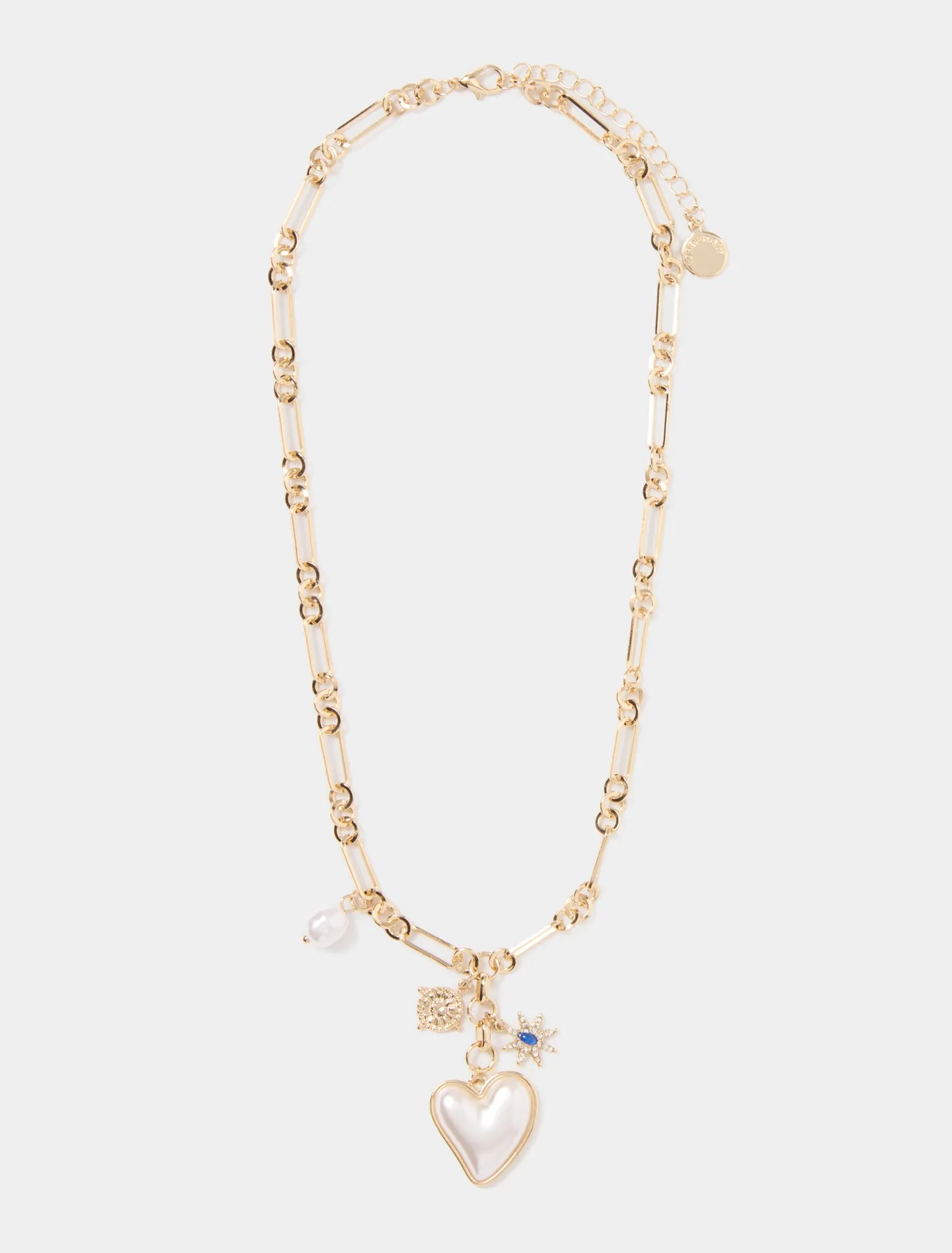 Esa Charm Heart Necklace