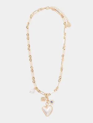 Esa Charm Heart Necklace