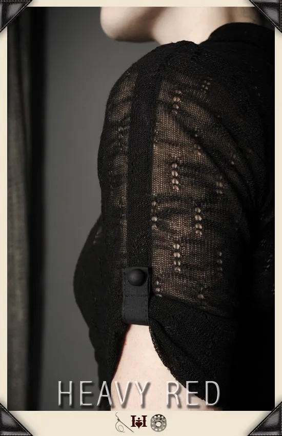 Eyelet Crop Hoodie