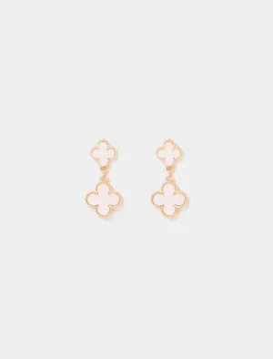 Fern Flower Drop Earrings