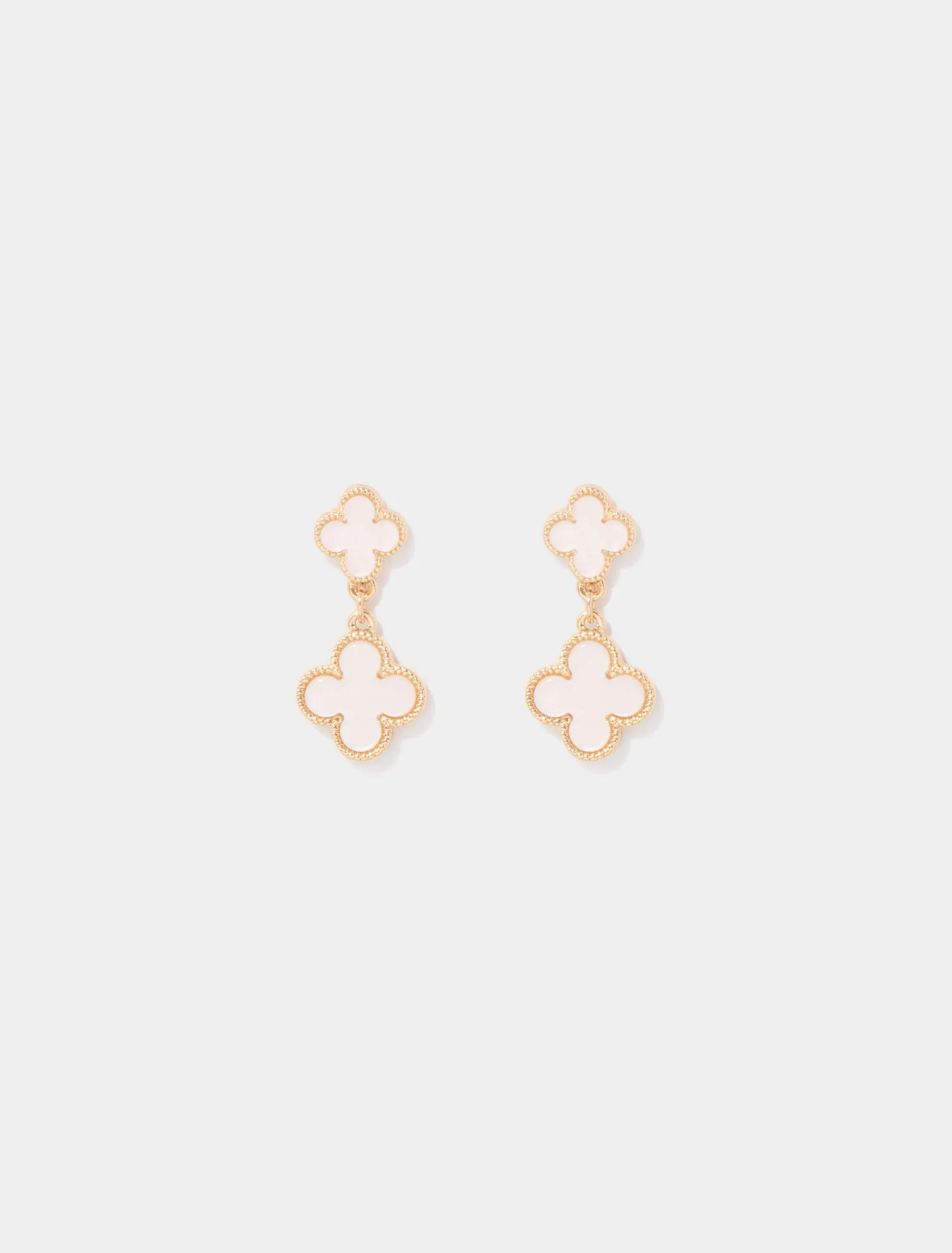 Fern Flower Drop Earrings