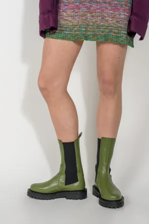 GREEN ARMY ANKLE BOOT