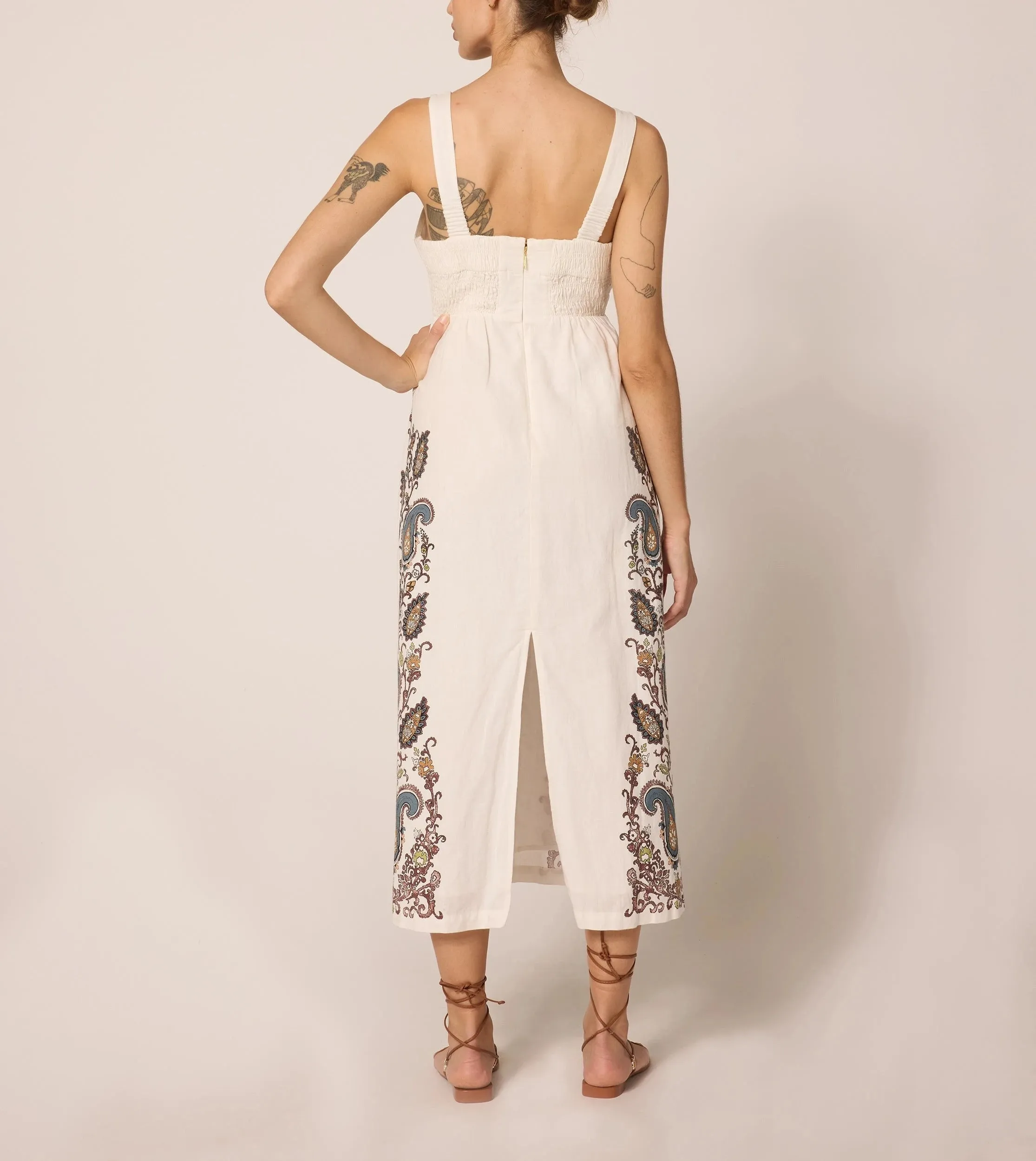 Jolene Ankle Dress | Veneto Paisley