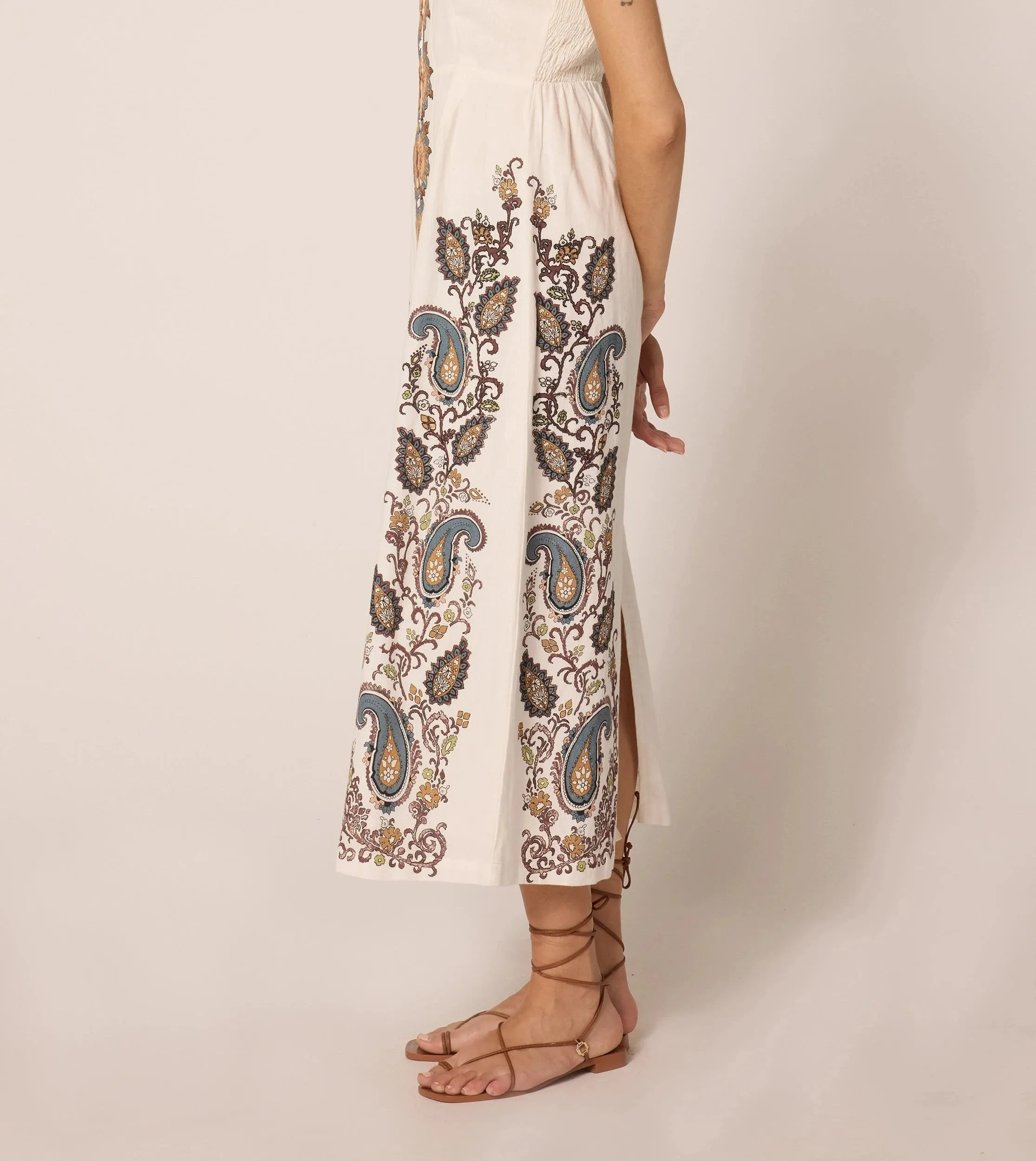 Jolene Ankle Dress | Veneto Paisley