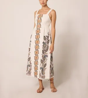 Jolene Ankle Dress | Veneto Paisley