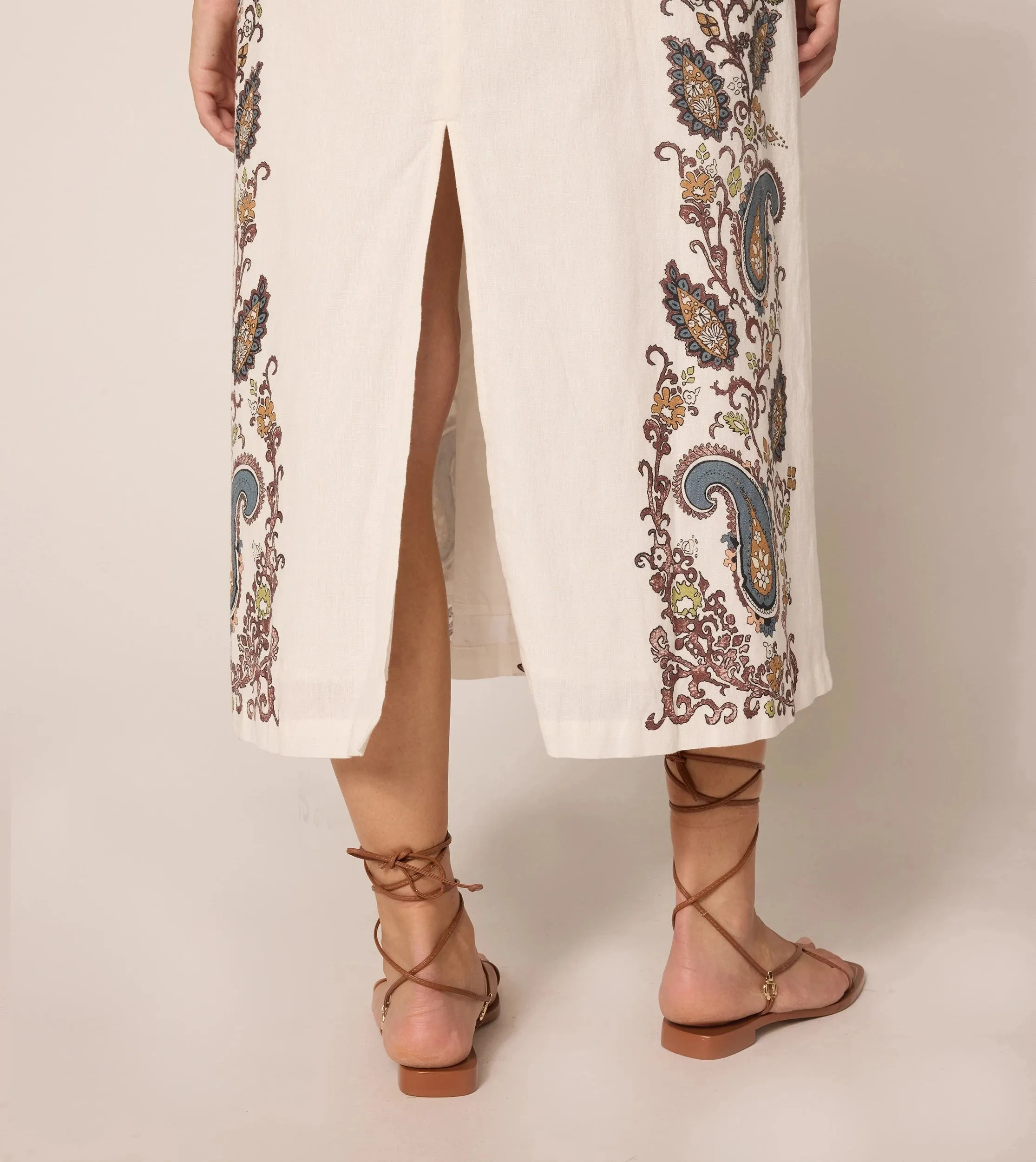 Jolene Ankle Dress | Veneto Paisley