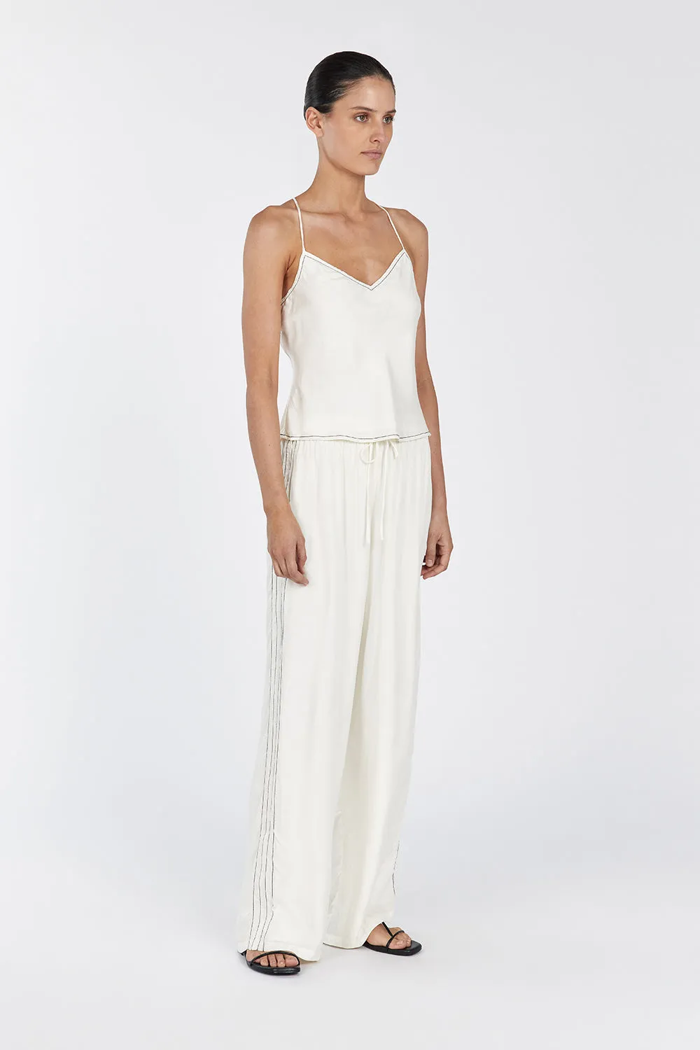 KEELY CREAM CUPRO CAMI TOP