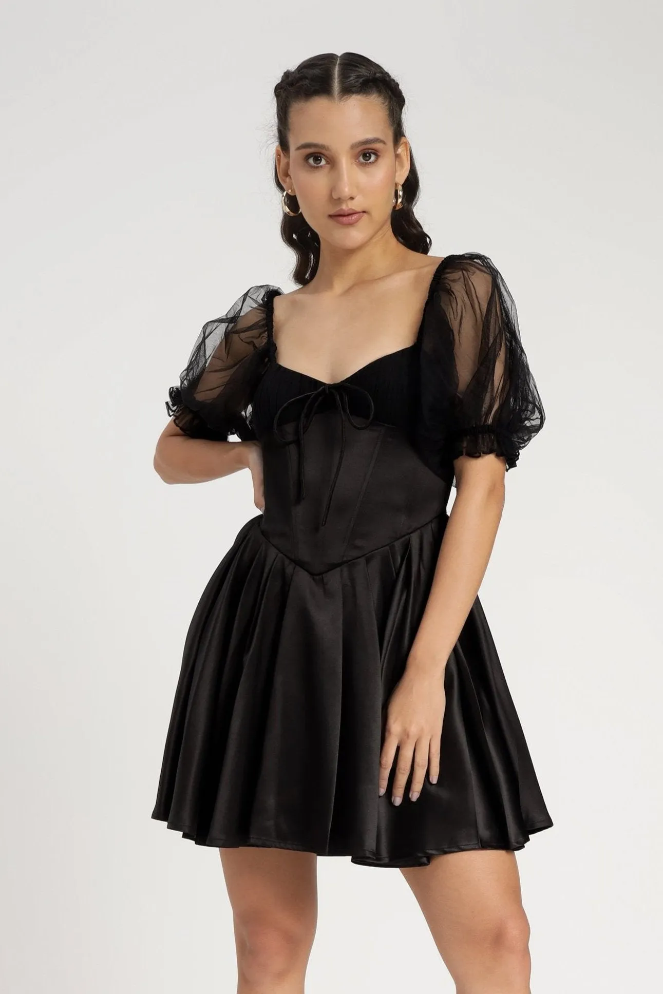 Keila Mini Dress in Black