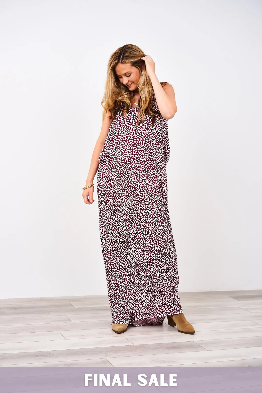 Latched Mama Cocoon Maxi Nursing Dress - Final Sale