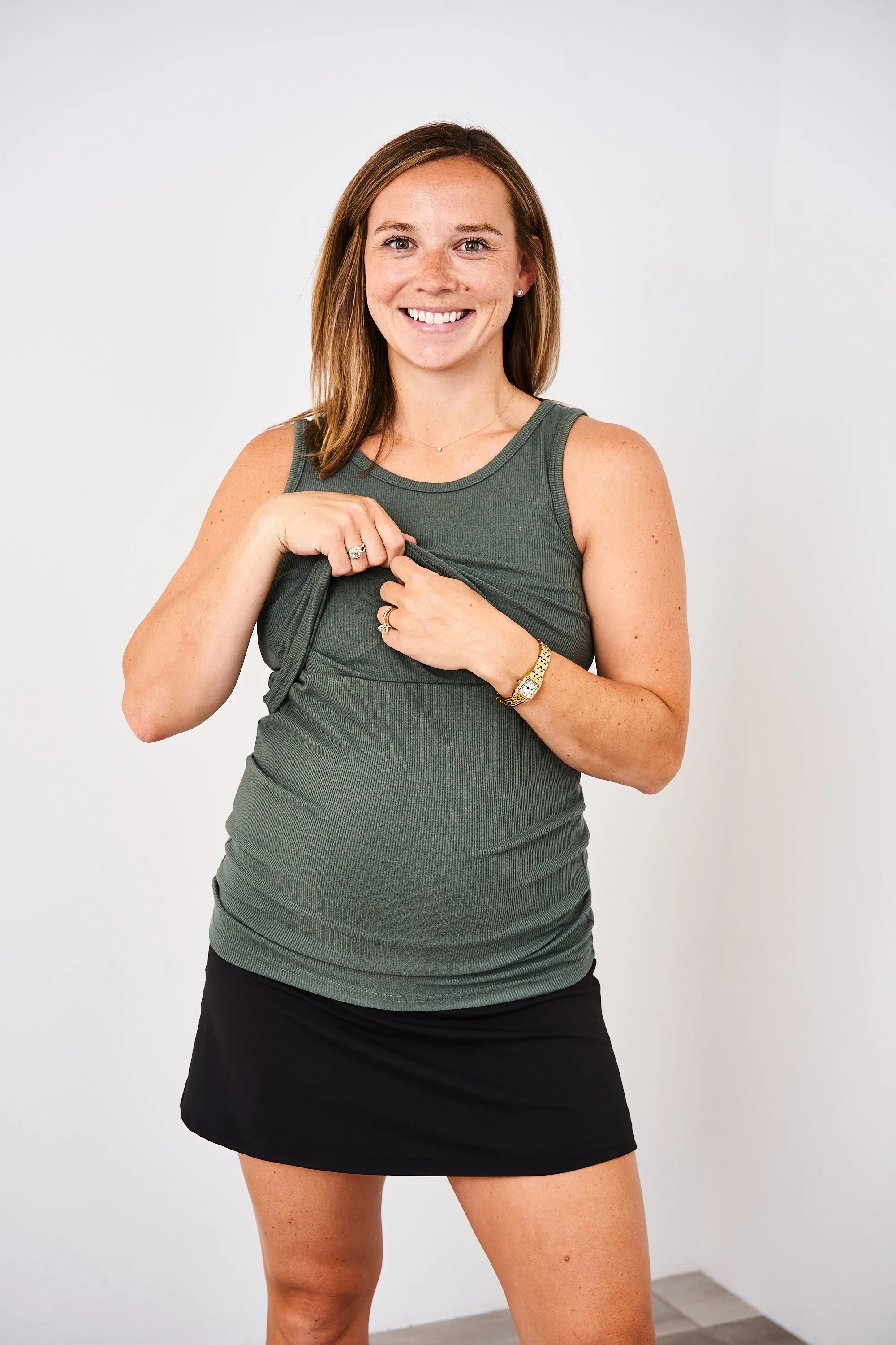 Latched Mama Ribbed Nursing Tank