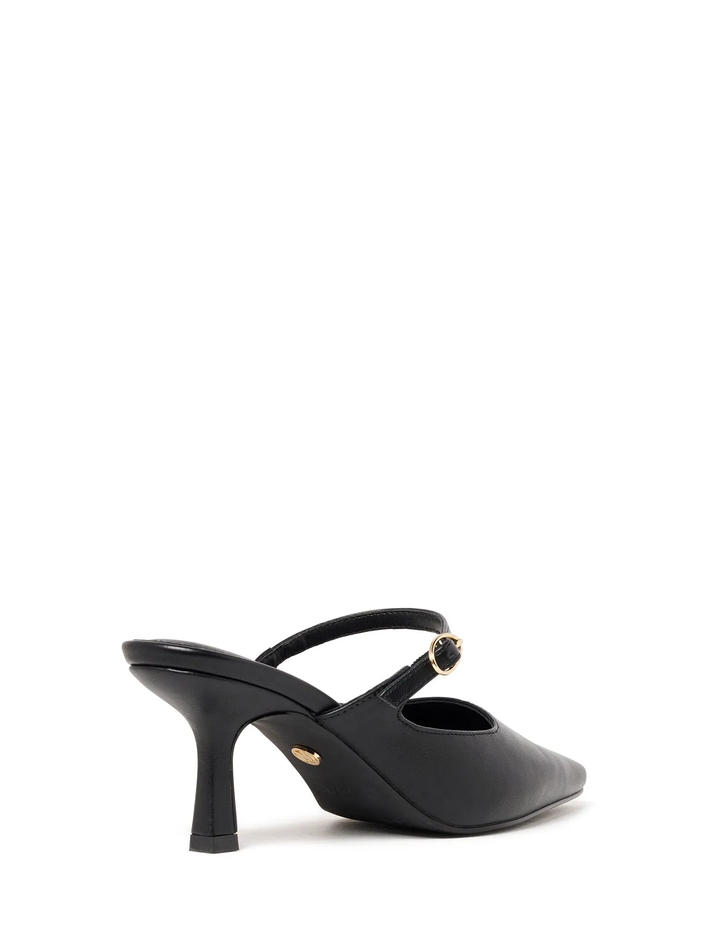 Leandra Instep Strap Mule Heel