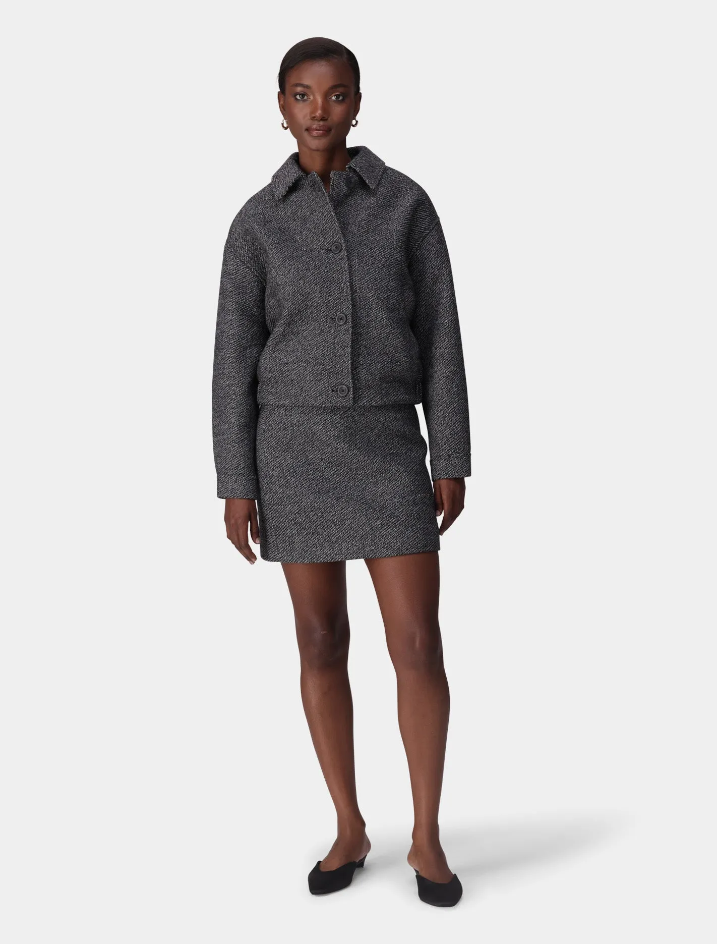 Lennon Textured Mini Skirt