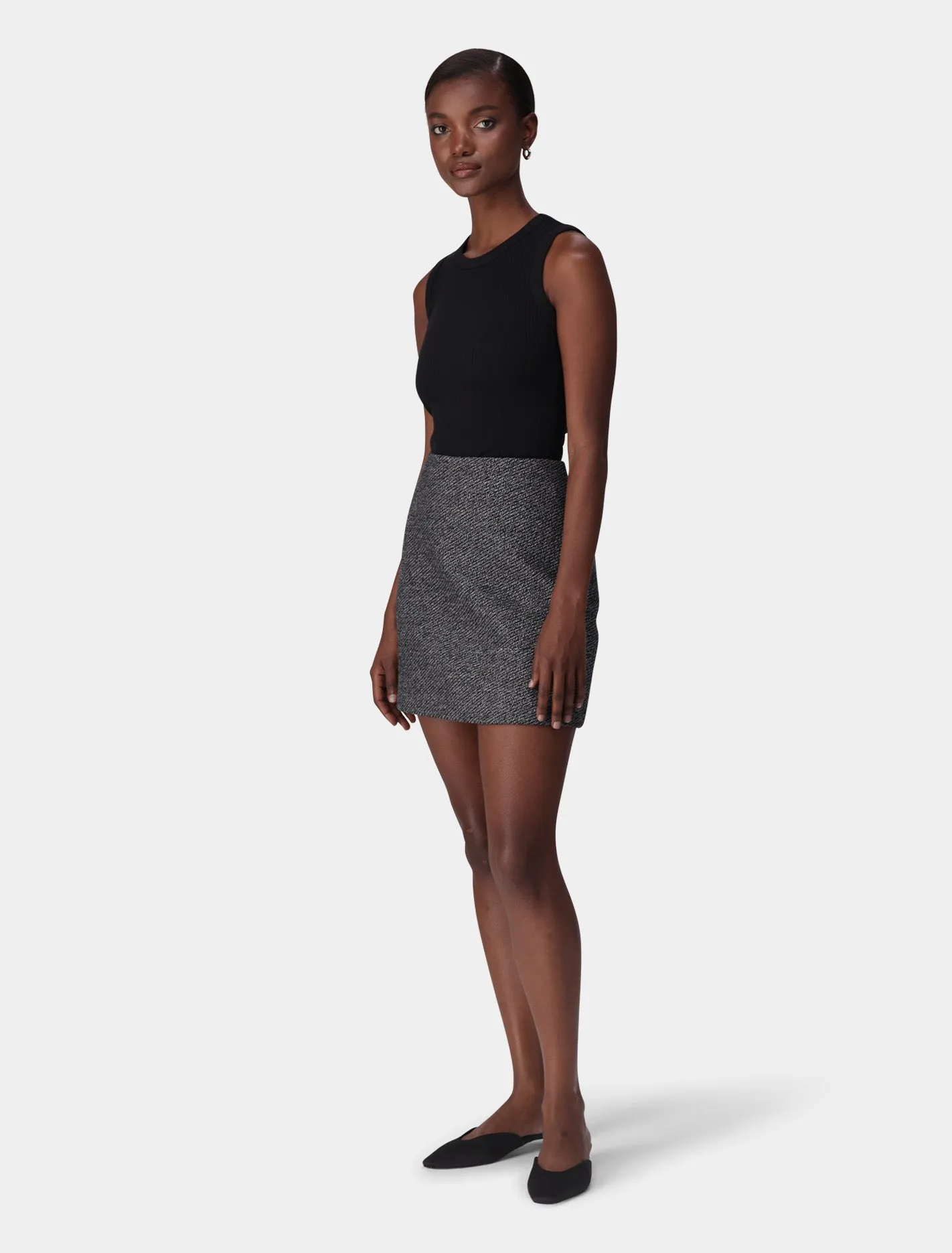 Lennon Textured Mini Skirt