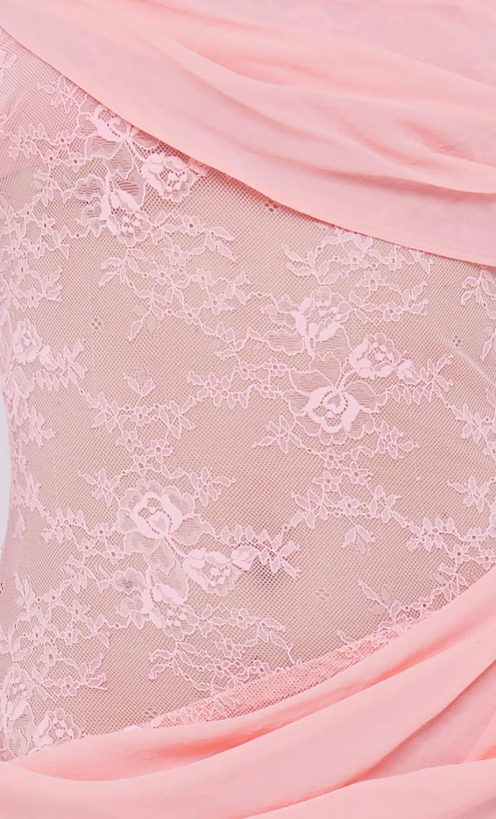 LIV ASYM DRESS  - PINK SHERBET