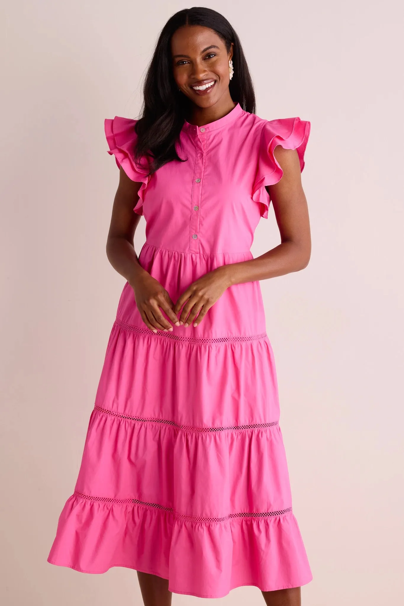 Lorraine Dress- Pink