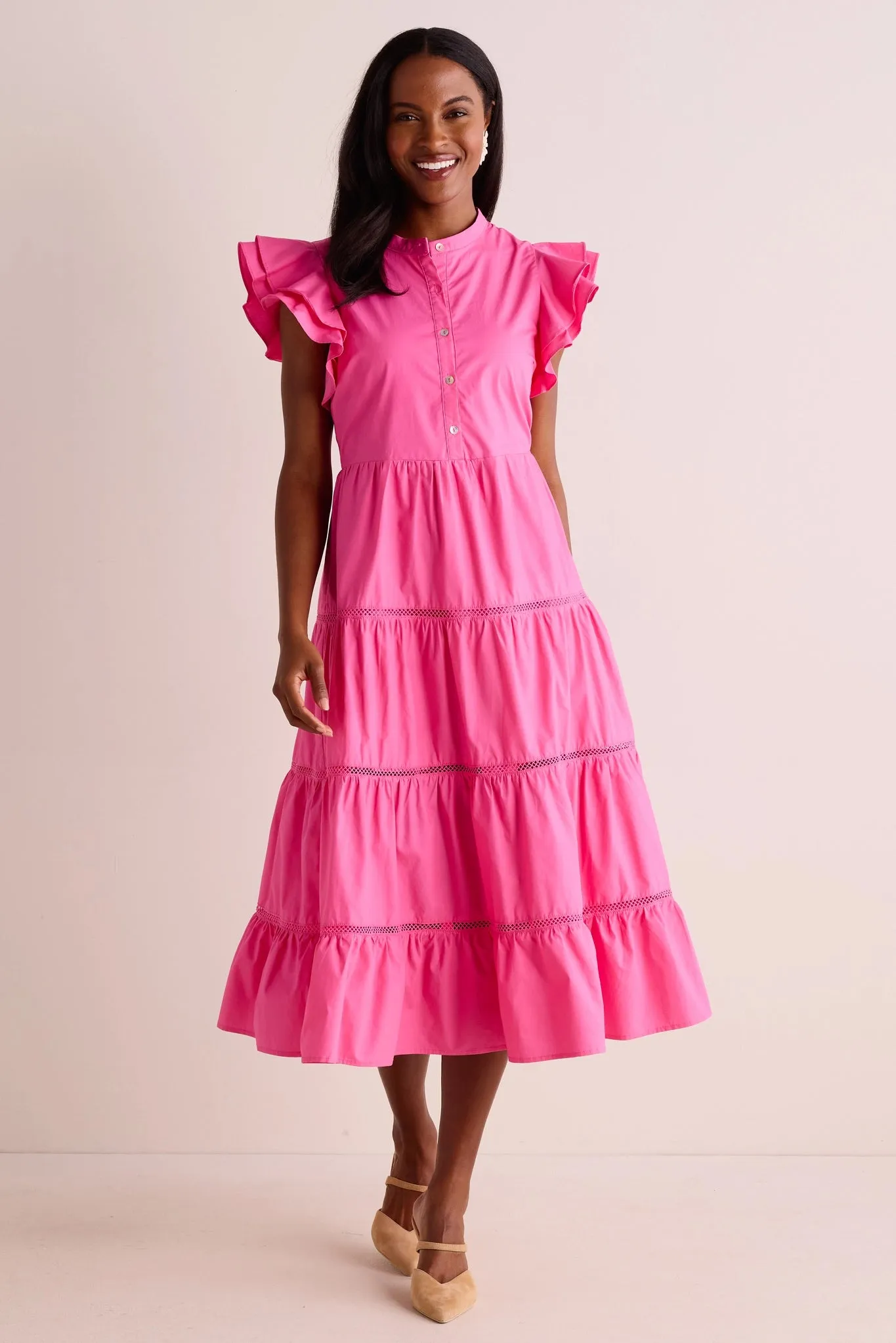 Lorraine Dress- Pink