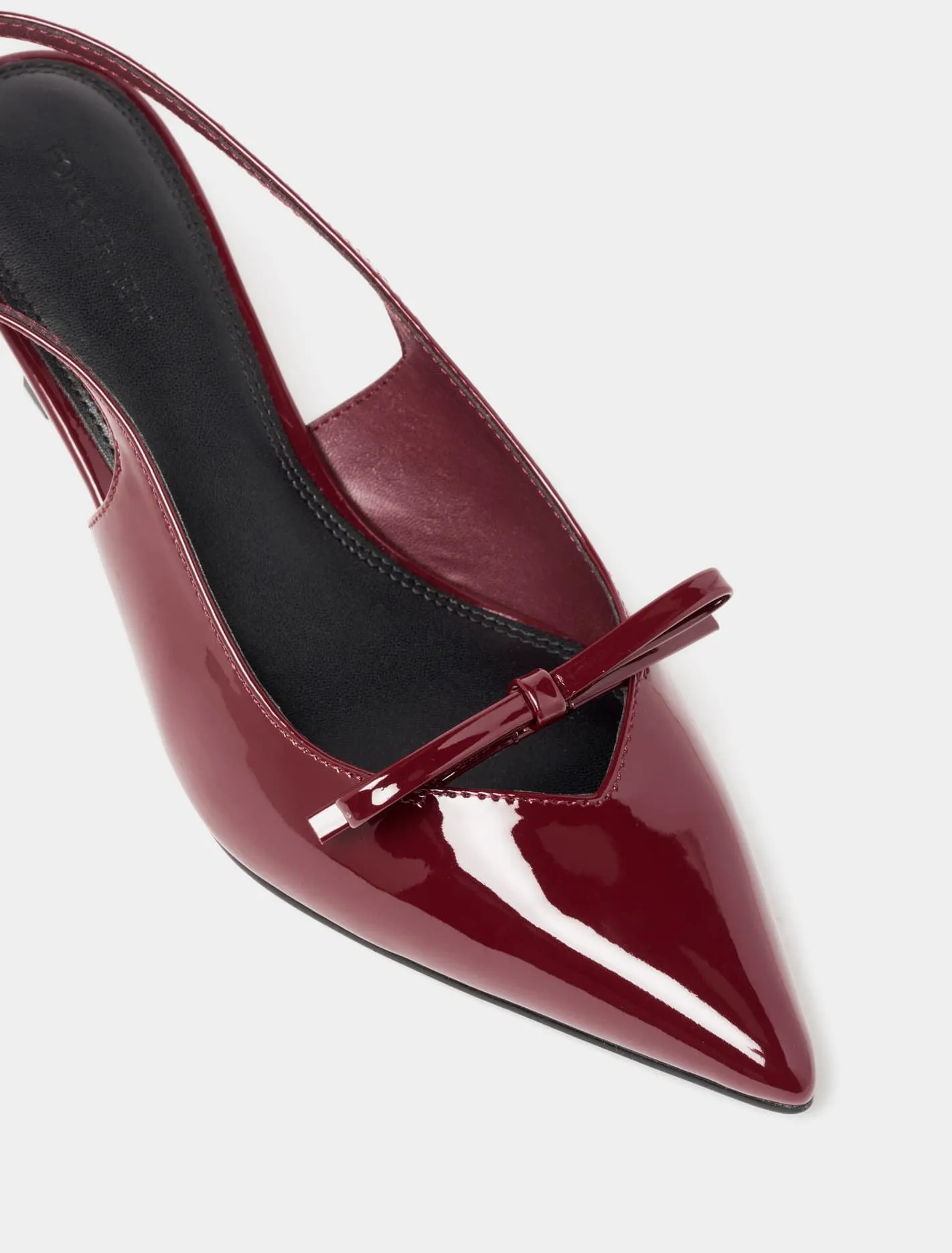 Margo Bow Trim Slingback Heel