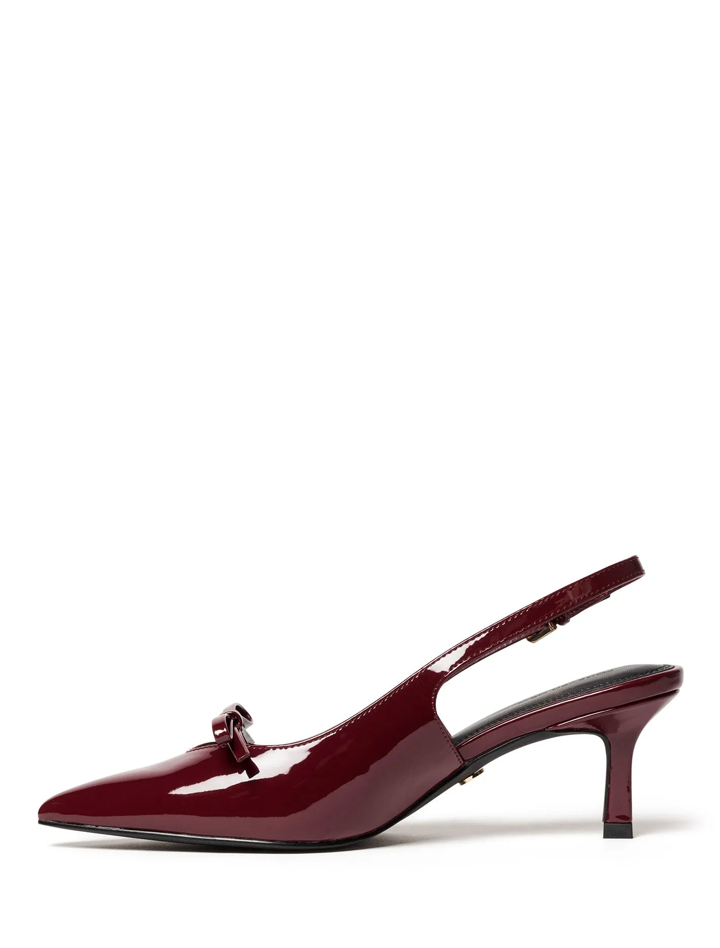 Margo Bow Trim Slingback Heel