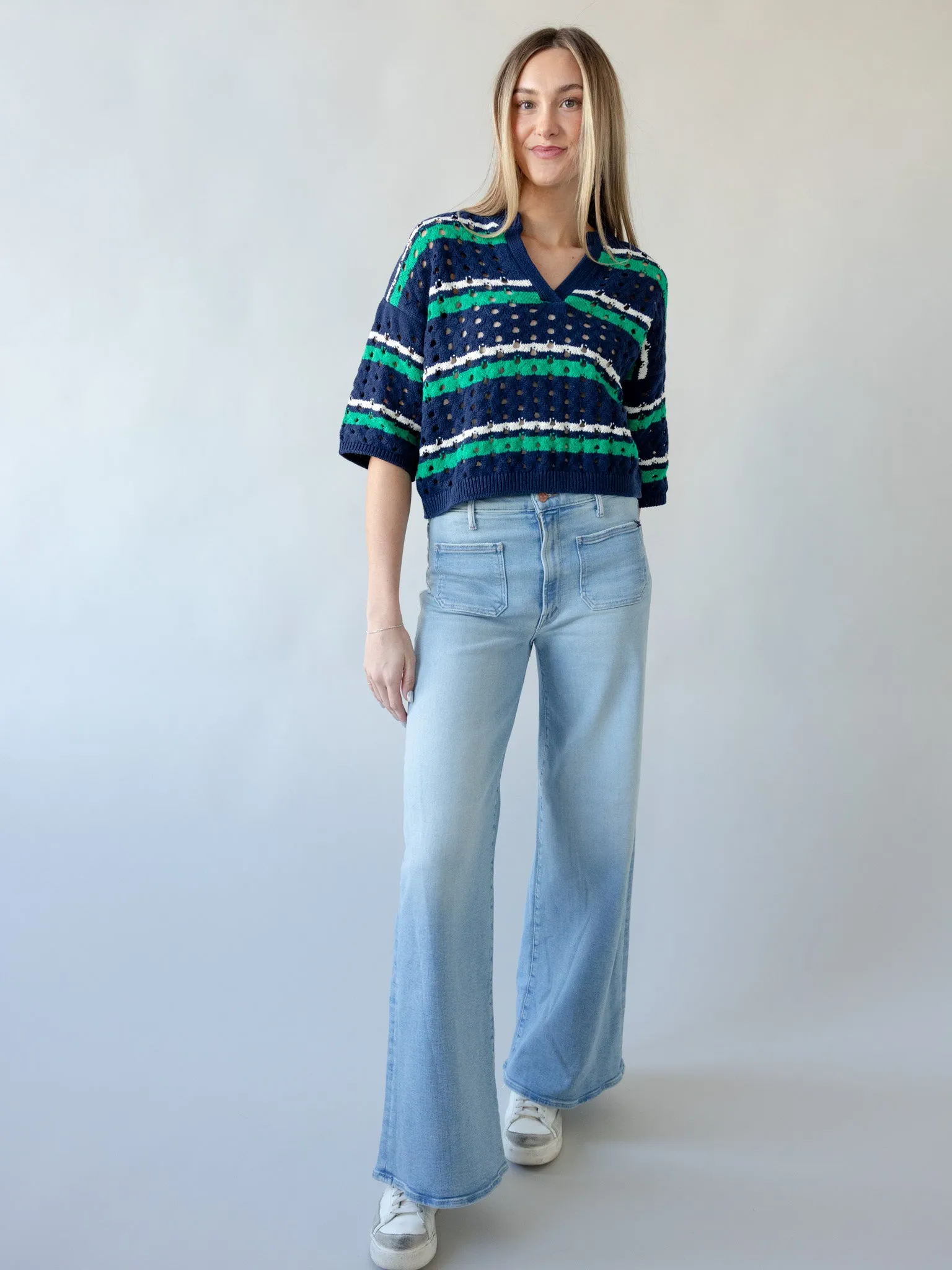 Match Point Sweater - Navy