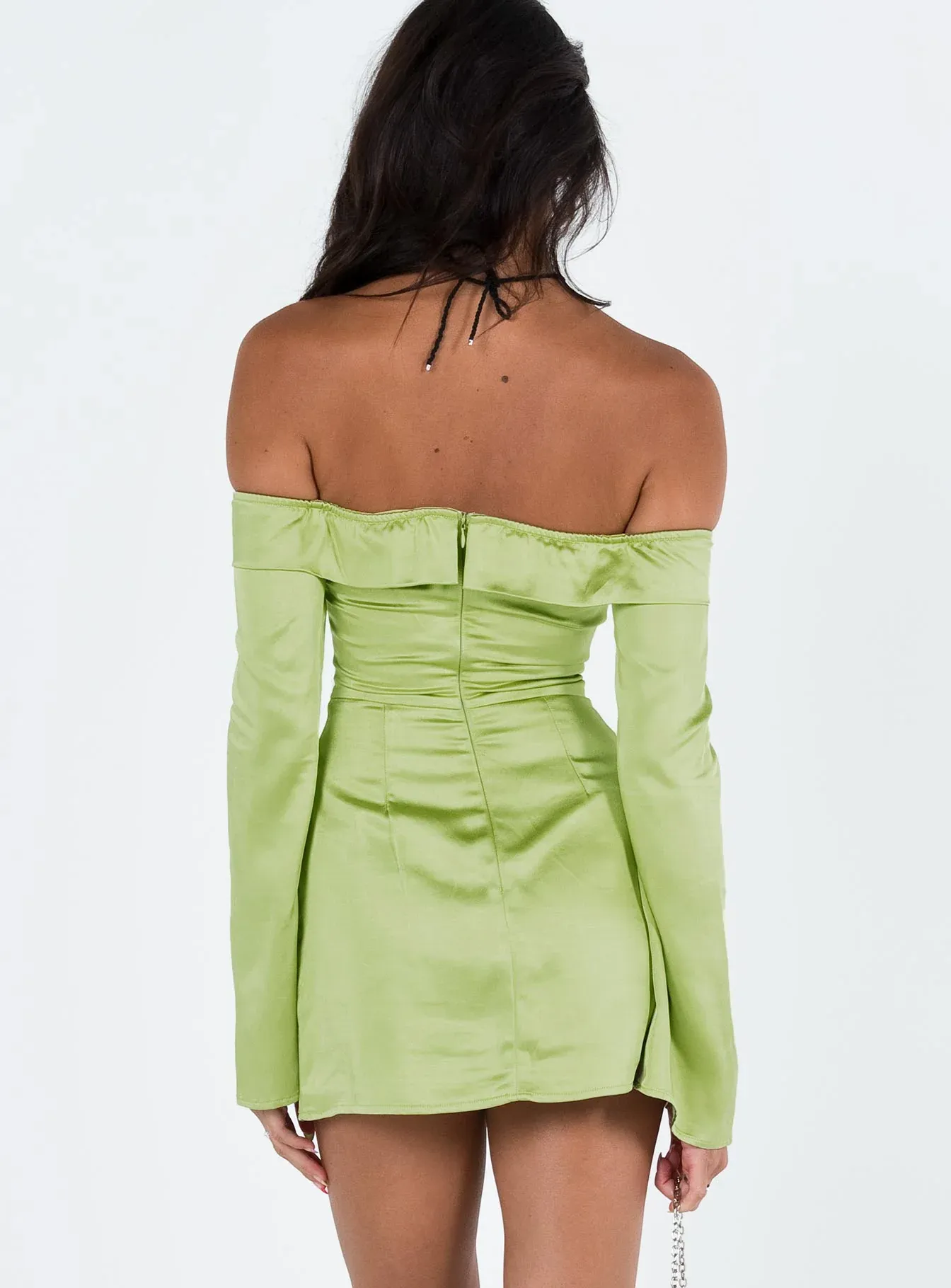 Mayla Corset Mini Dress Green
