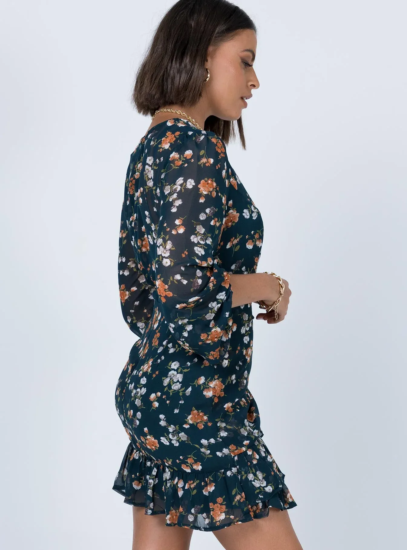 Meral Mini Dress Teal