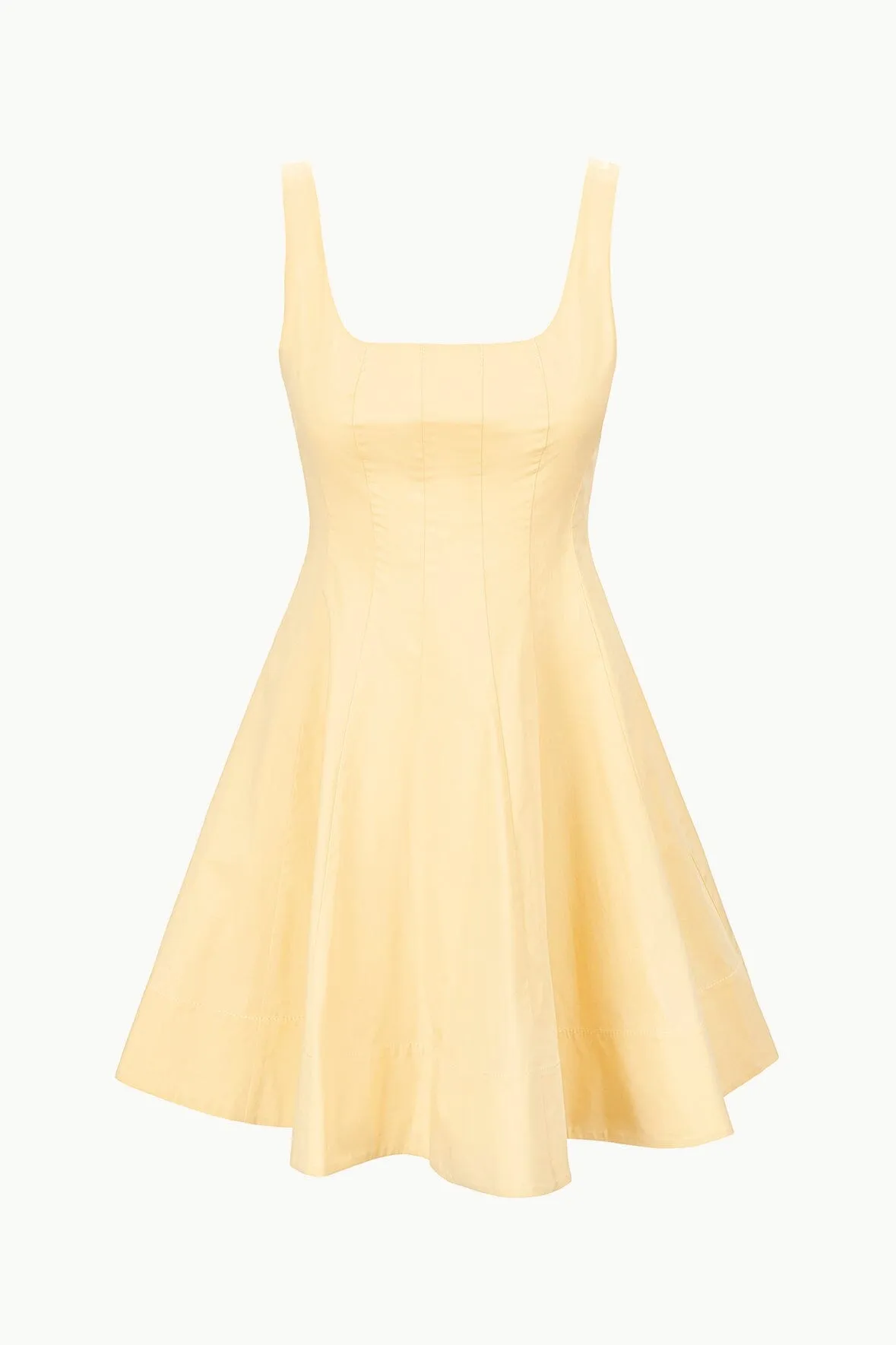 MINI WELLS DRESS | PALE HONEY