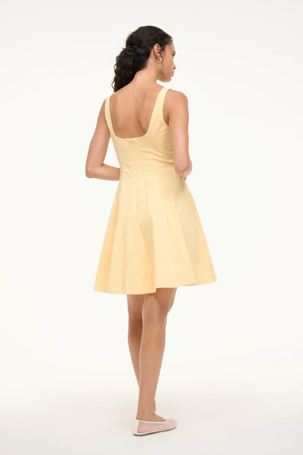 MINI WELLS DRESS | PALE HONEY